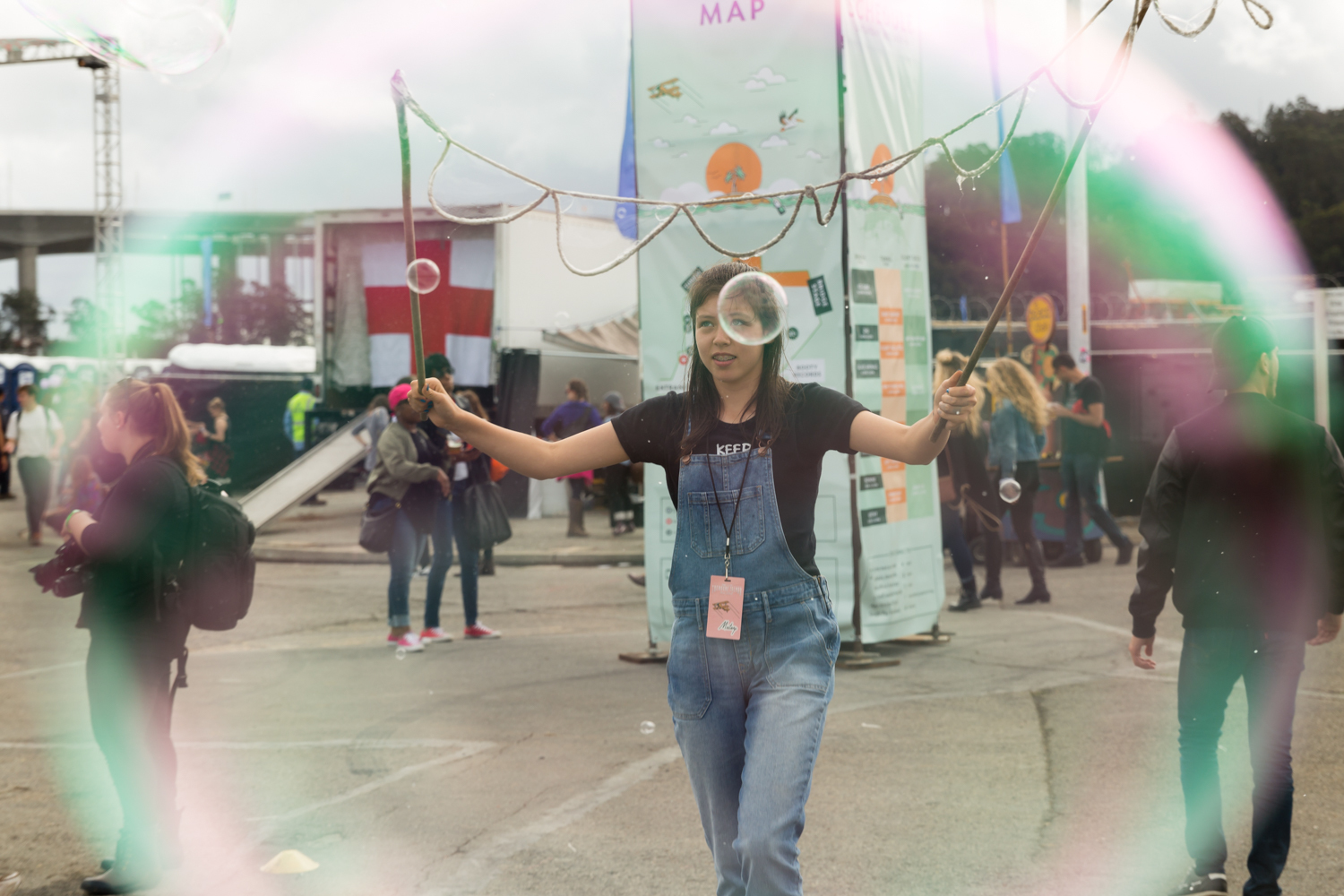 Treasure Island Music Festival 18 Big Bubble