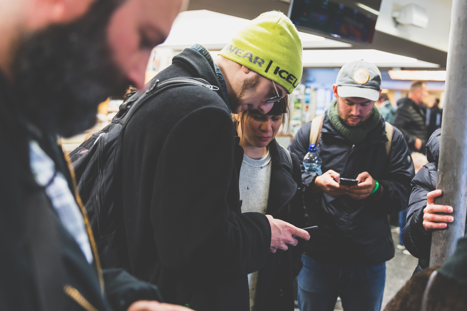 Iceland Airwaves Akureyri 02 Anti social social hour waiting for the flight