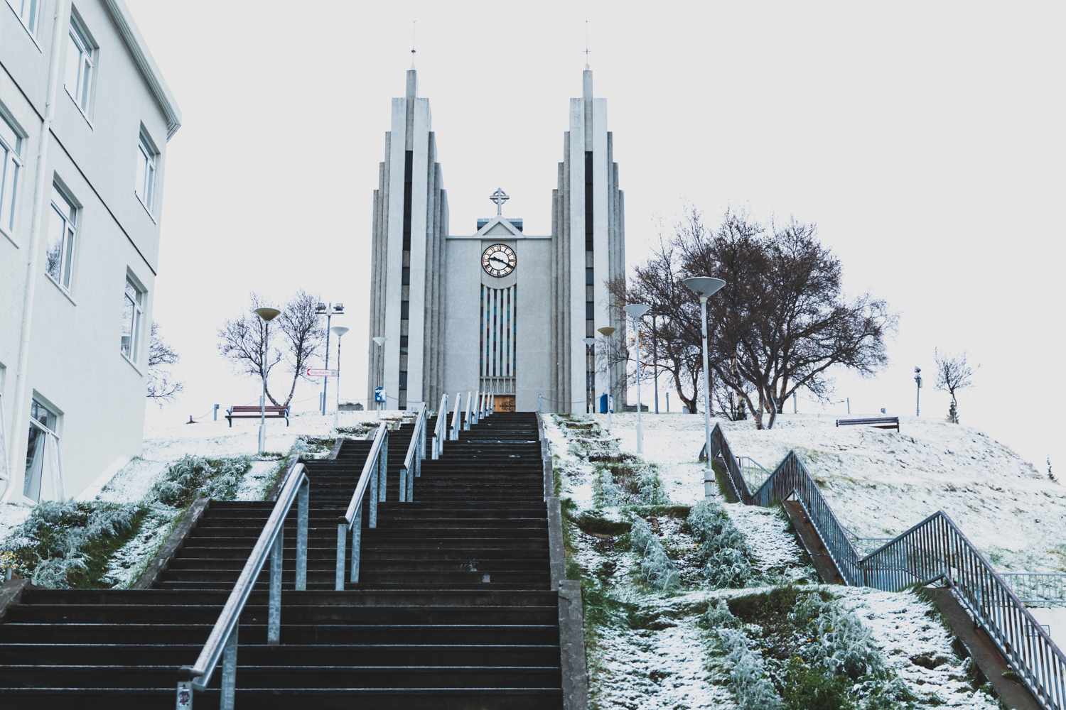 Iceland Airwaves Akureyri 12 Akureyrarkirkja was completed in 1940