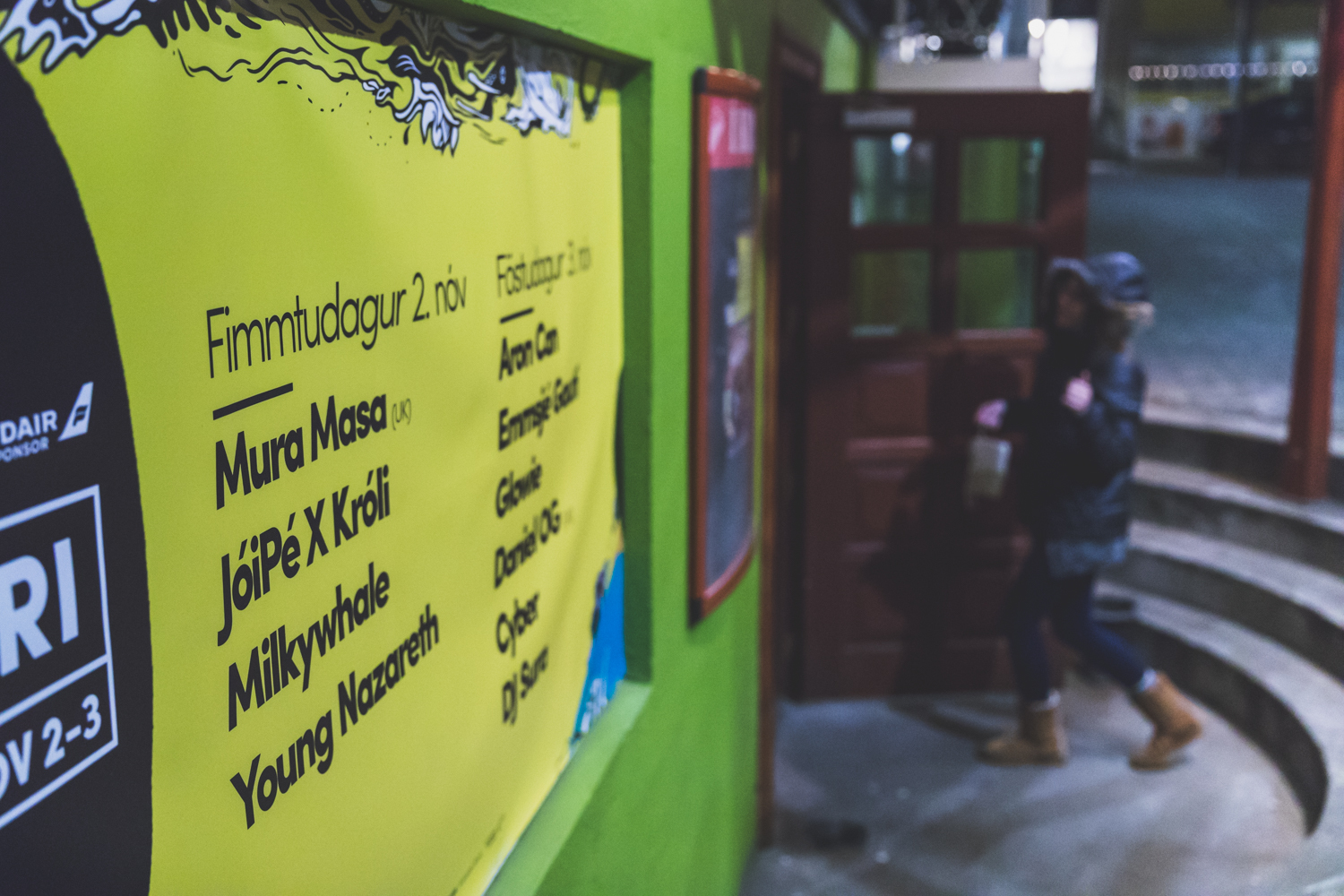 Iceland Airwaves Akureyri 17 Stacked line up over two days