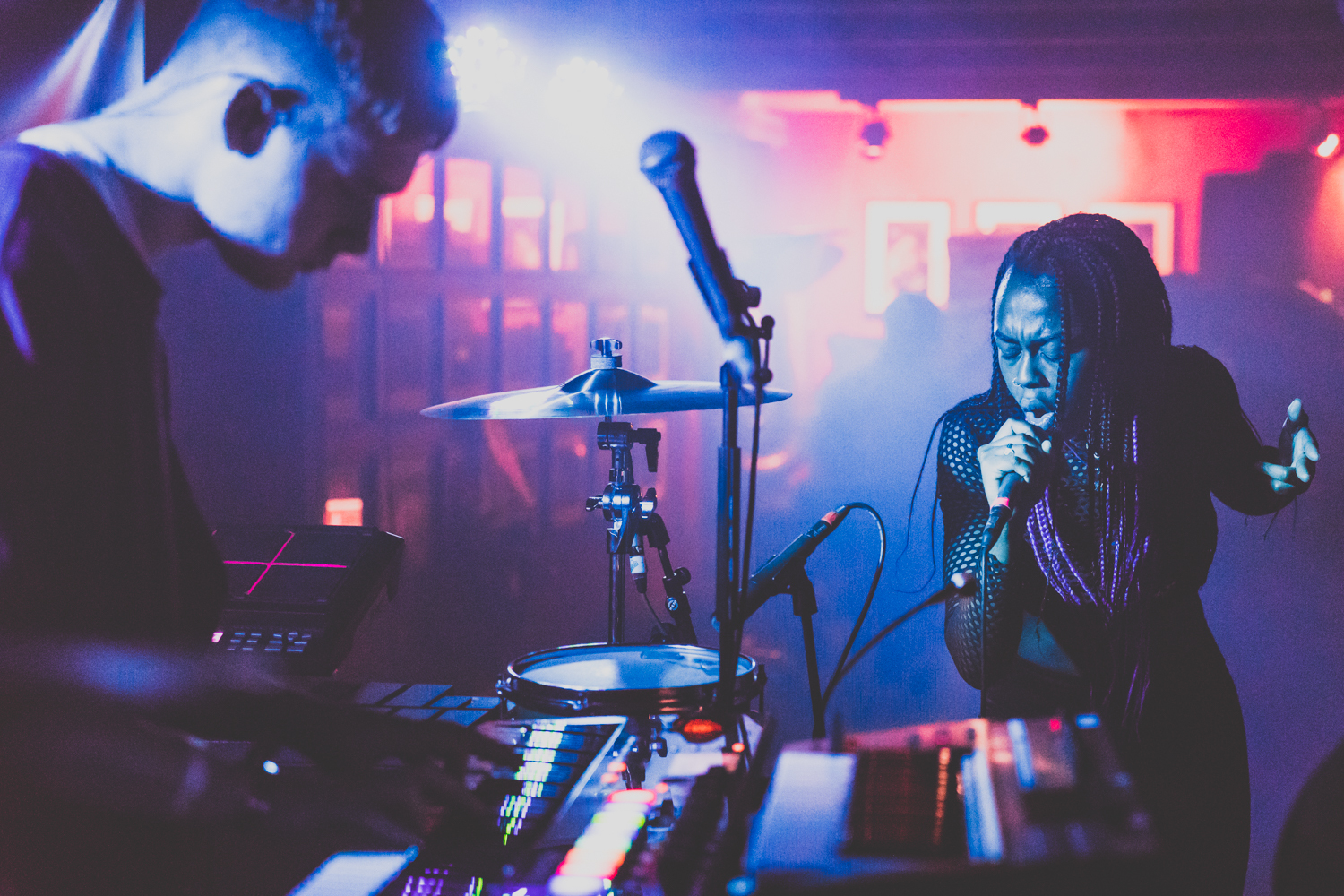 Iceland Airwaves Akureyri 27 Mura Masa at Graeni Hatturinn a tiny club