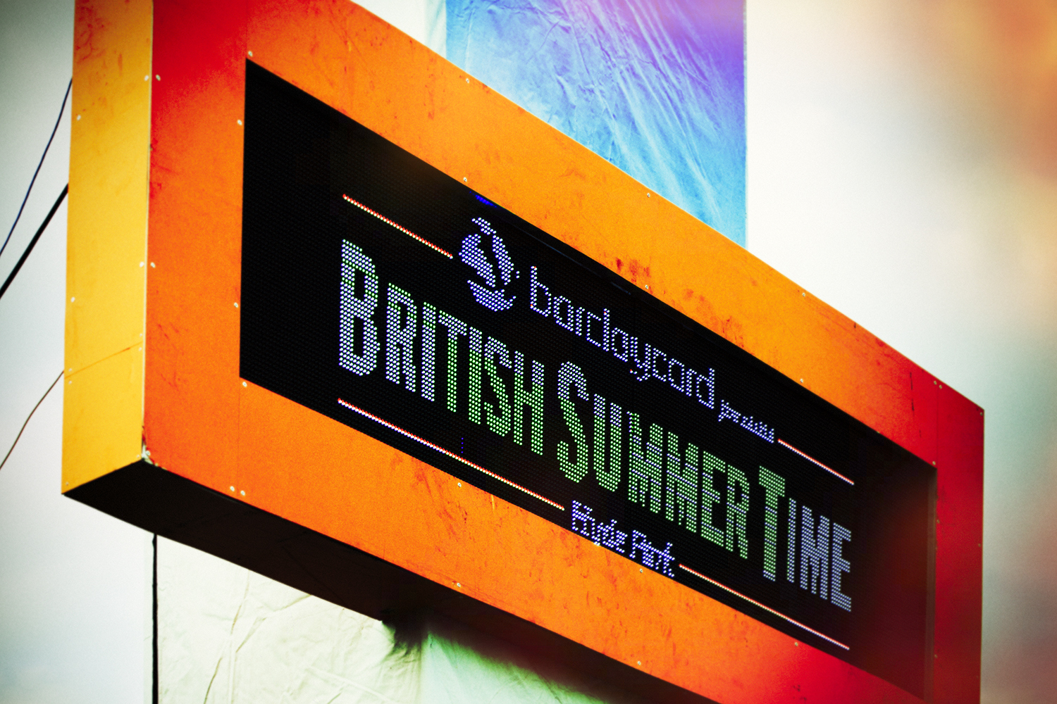 Logo British Summer Time Hyde Park London 30 06 17 Chris Almeidammer Time