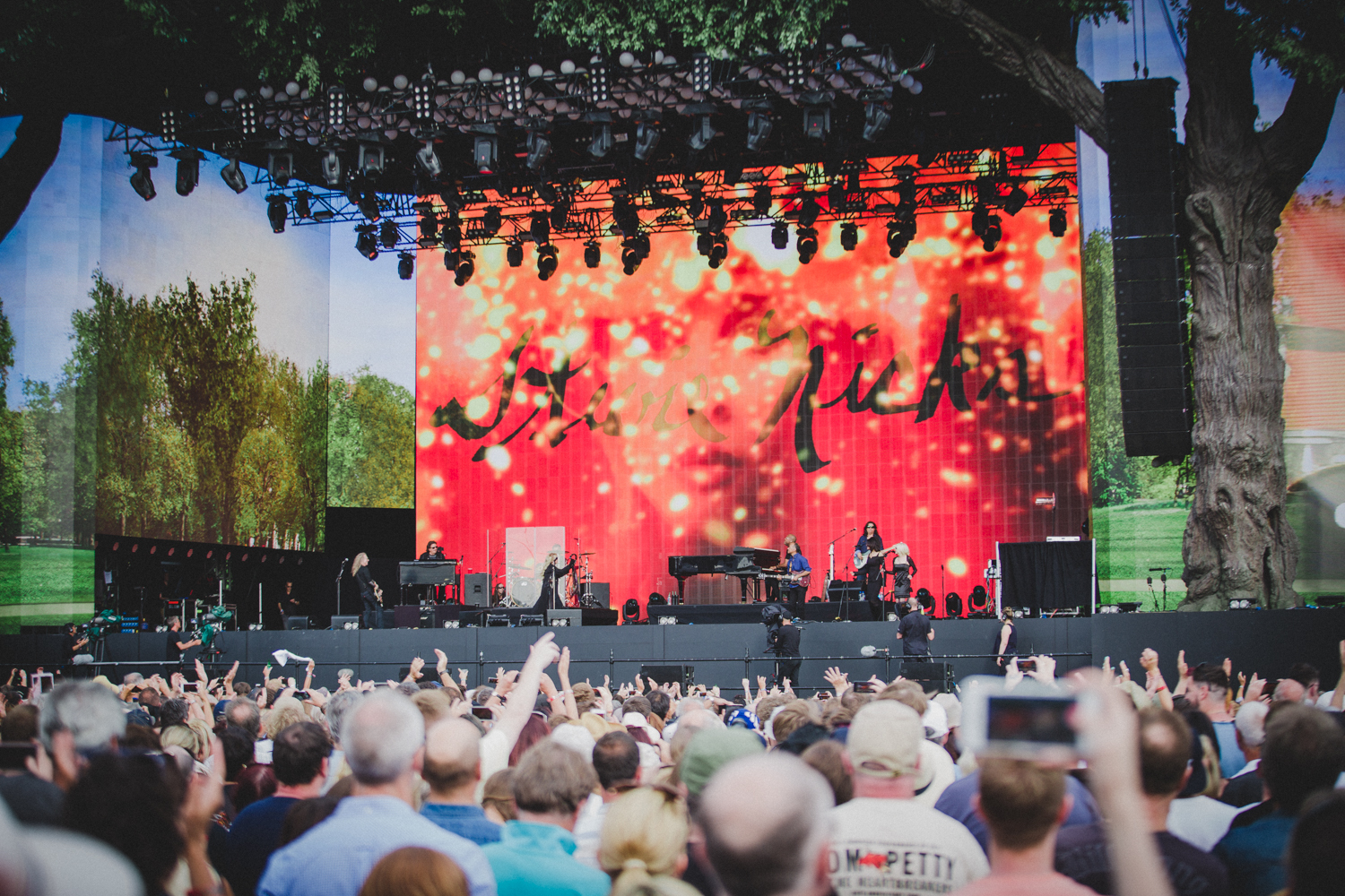 Stevie Nicks BST Hyde Park London 09 07 82 Photo by Photographer Name Photo by Mathew Parri Thomas