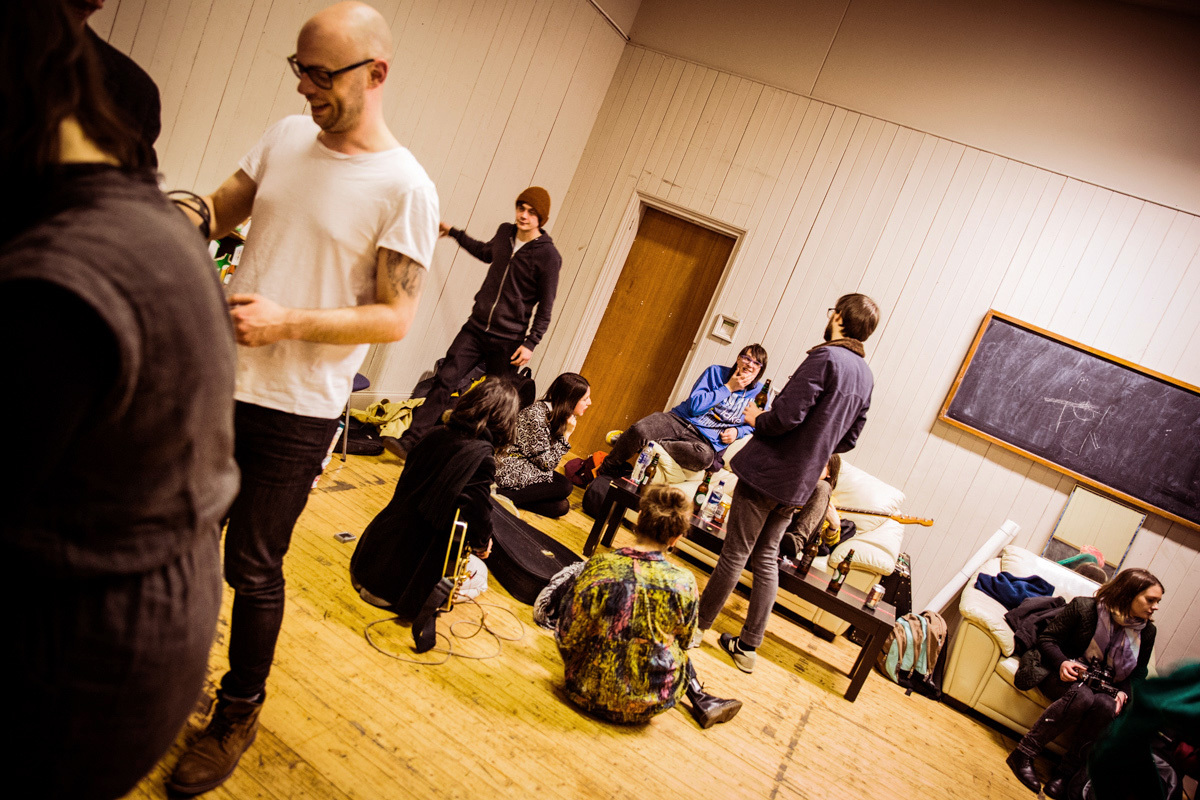 In the green room Meursault Edinburgh 25 Feb 2017 Mike Hughes 535