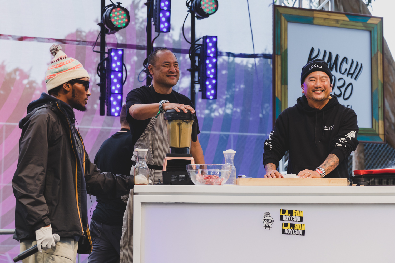 Outside Lands 2017 by Ian Young Deltron 3030 and Roy Choi making kimchi