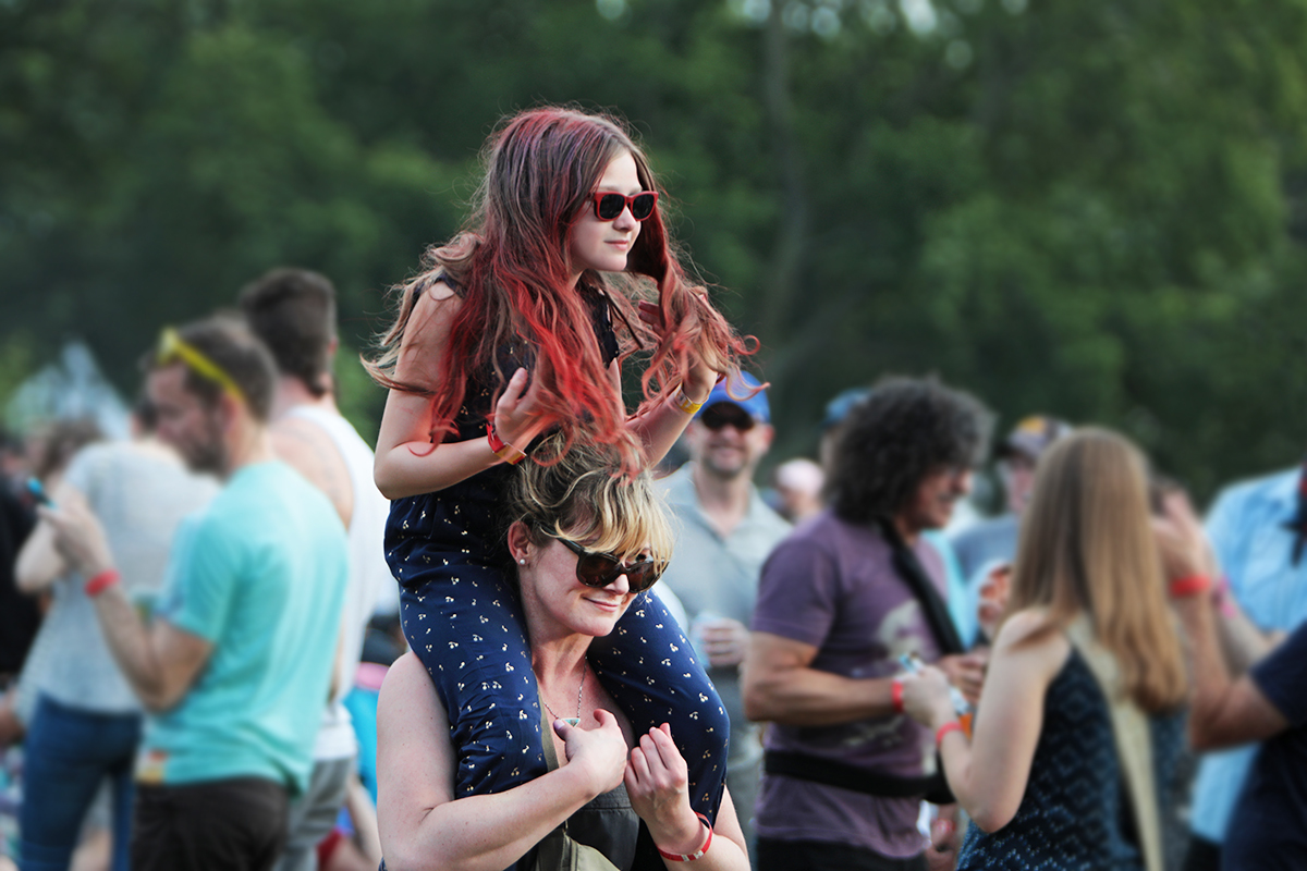 Crowd Waiting for PJ Harvey to start The Line of Best Fit Pitchfork Music Festival by Kirstie Shanley