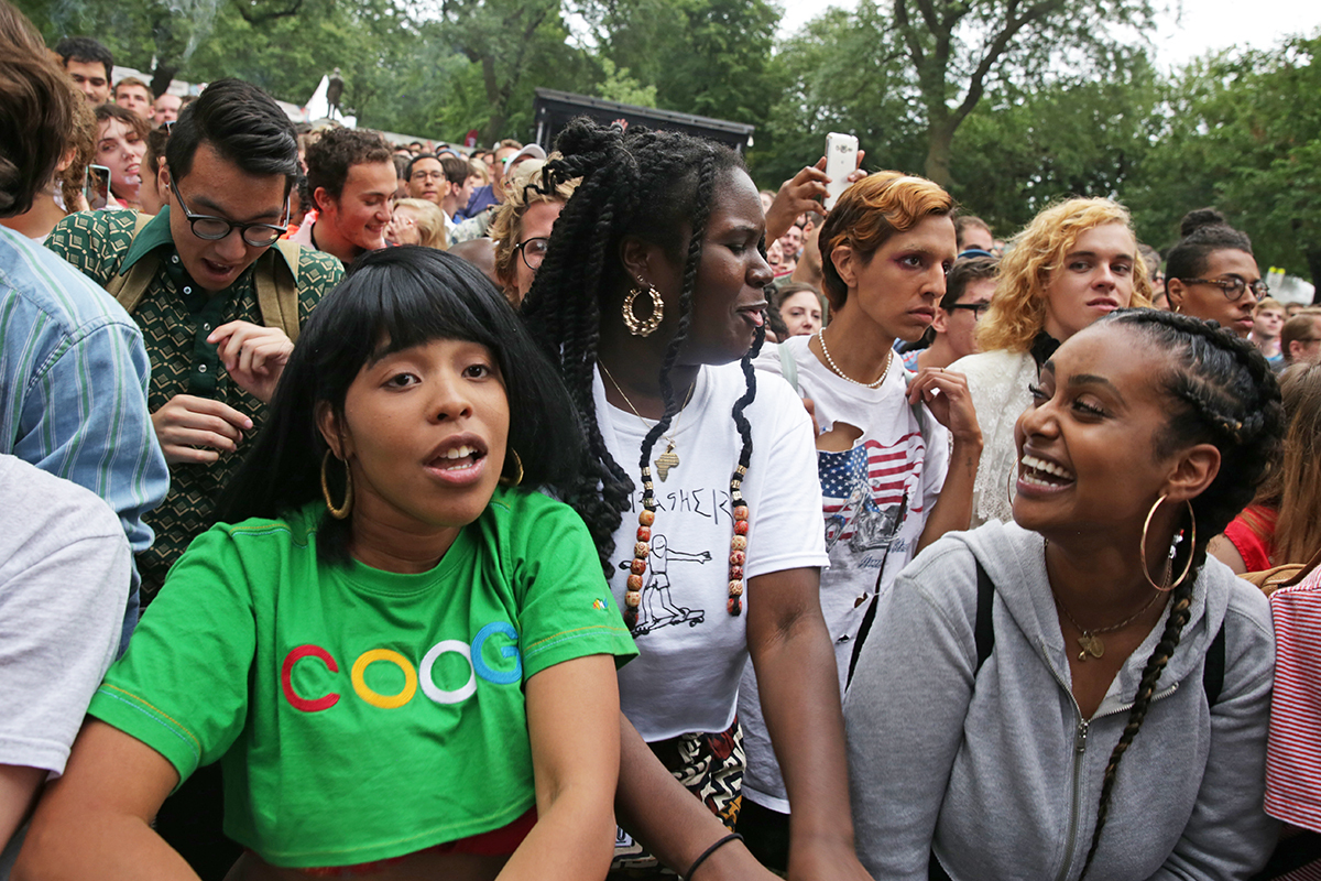 Crowd ambiance 4 The Line of Best Fit Pitchfork Music Festival by Kirstie Shanley