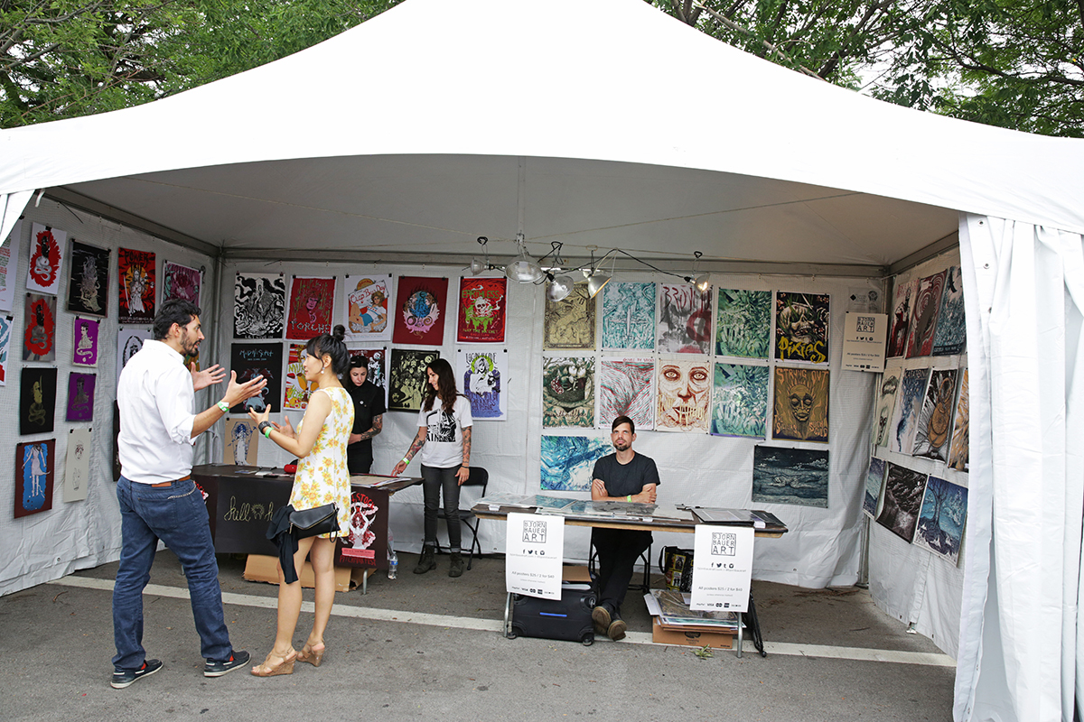 Crowd ambiance The Line of Best Fit Pitchfork Music Festival by Kirstie Shanley