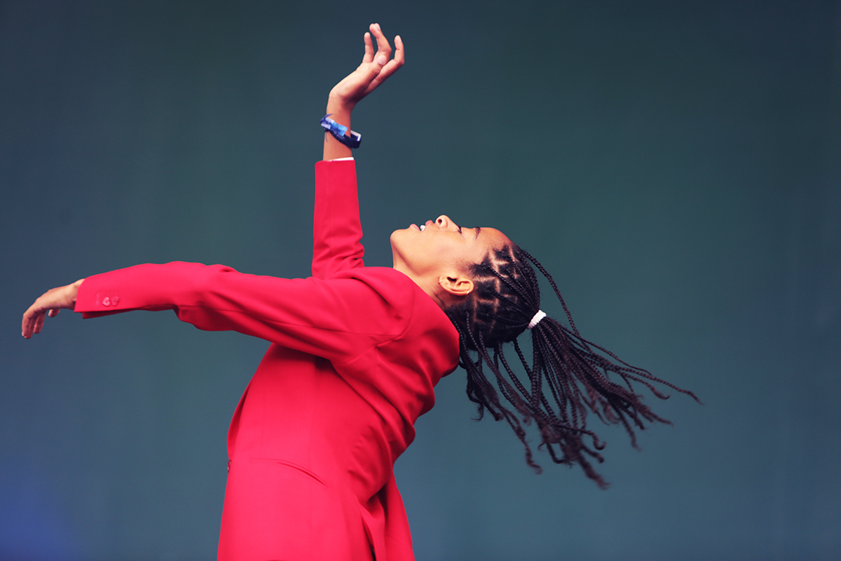 Kilo Kish for The Line of Best Fit at Pitchfork Music Festival by Kirstie Shanley