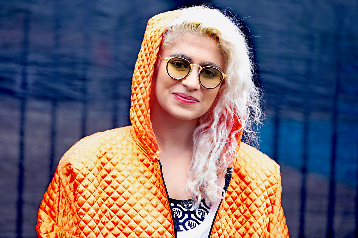 Madame Gandhi Portrait The Line of Best Fit Pitchfork Music Festival by Kirstie Shanley