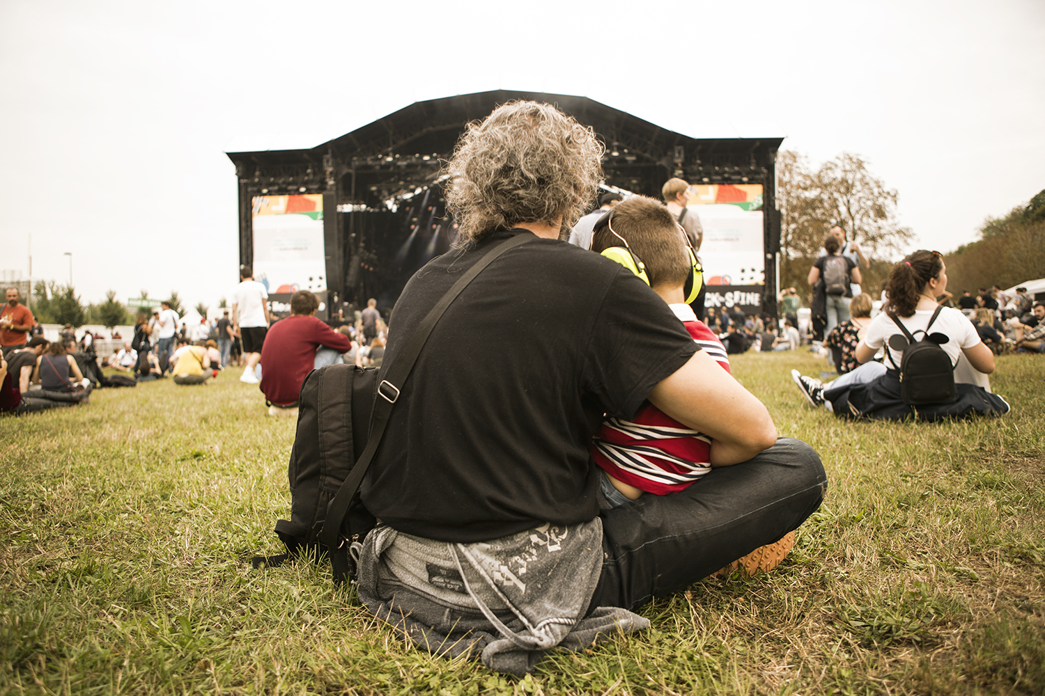Dad and son Rock en Seine Paris 26 08 17 Chris Almeida