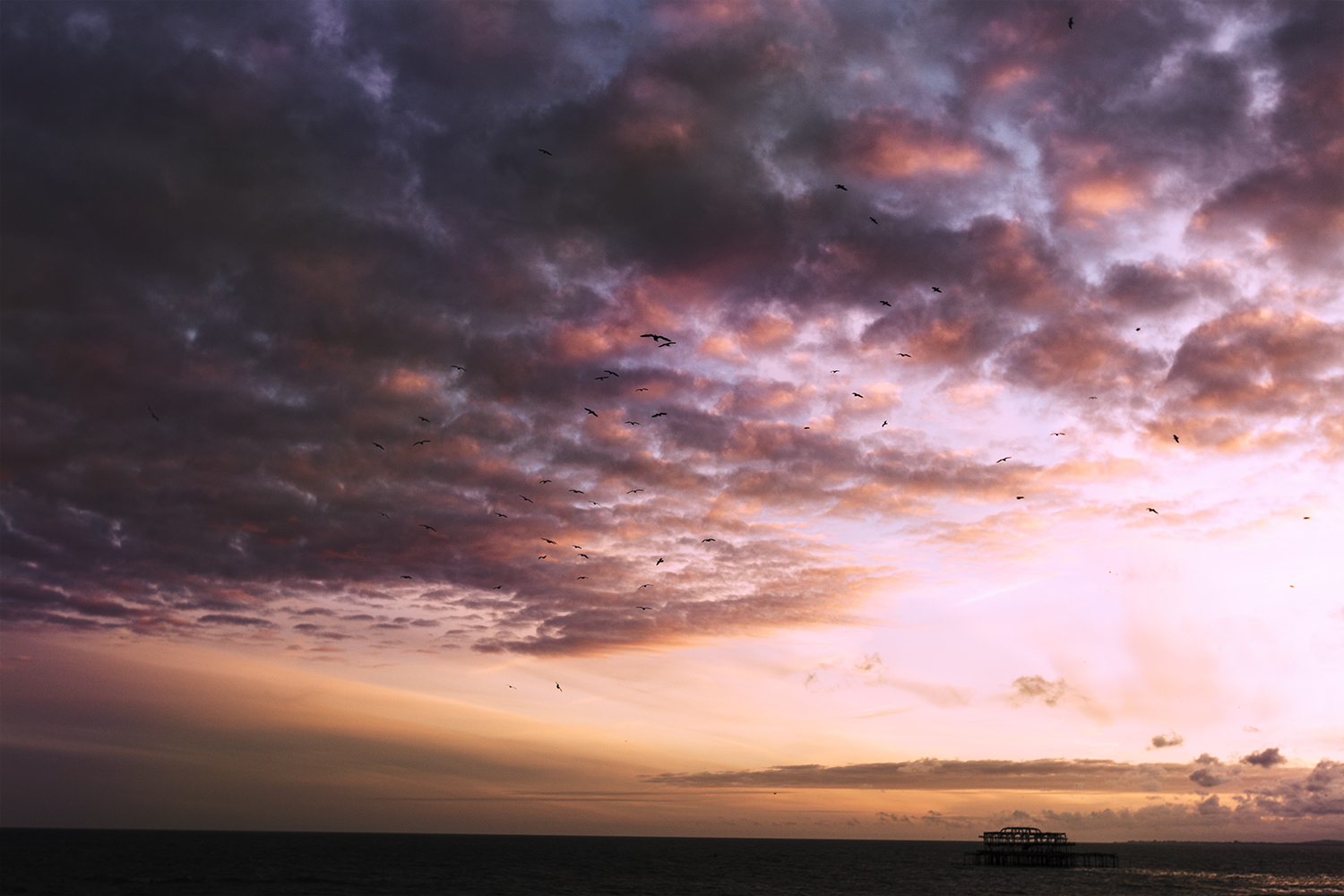Beach sunset Brighton 20 05 17 Chris Almeida