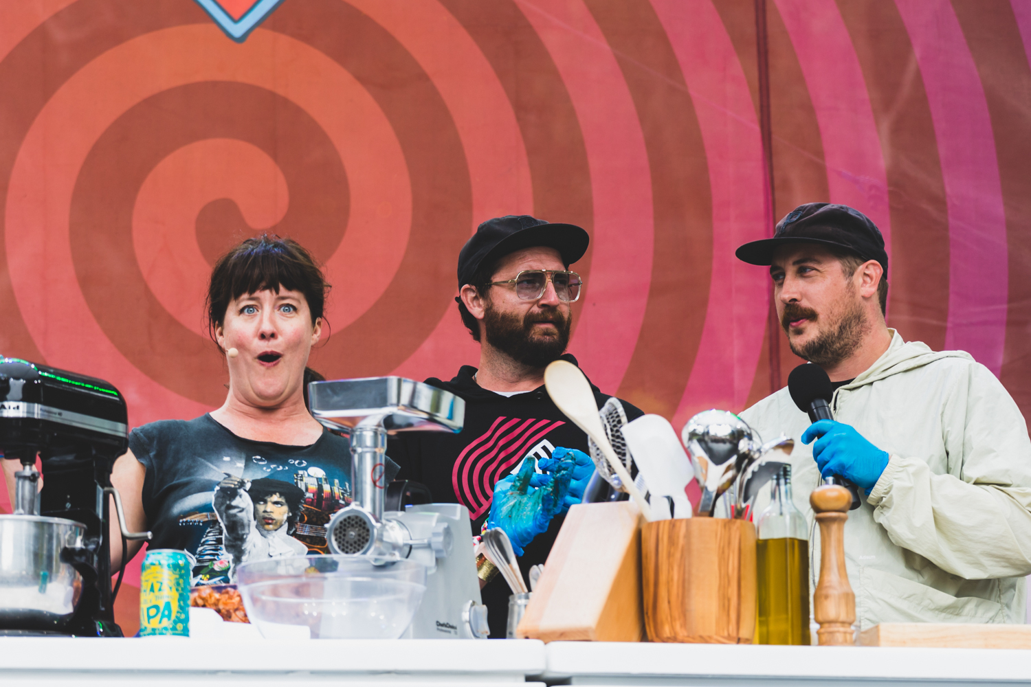 Outside Lands 2018 25 Making portugese sausage with Portugal The man