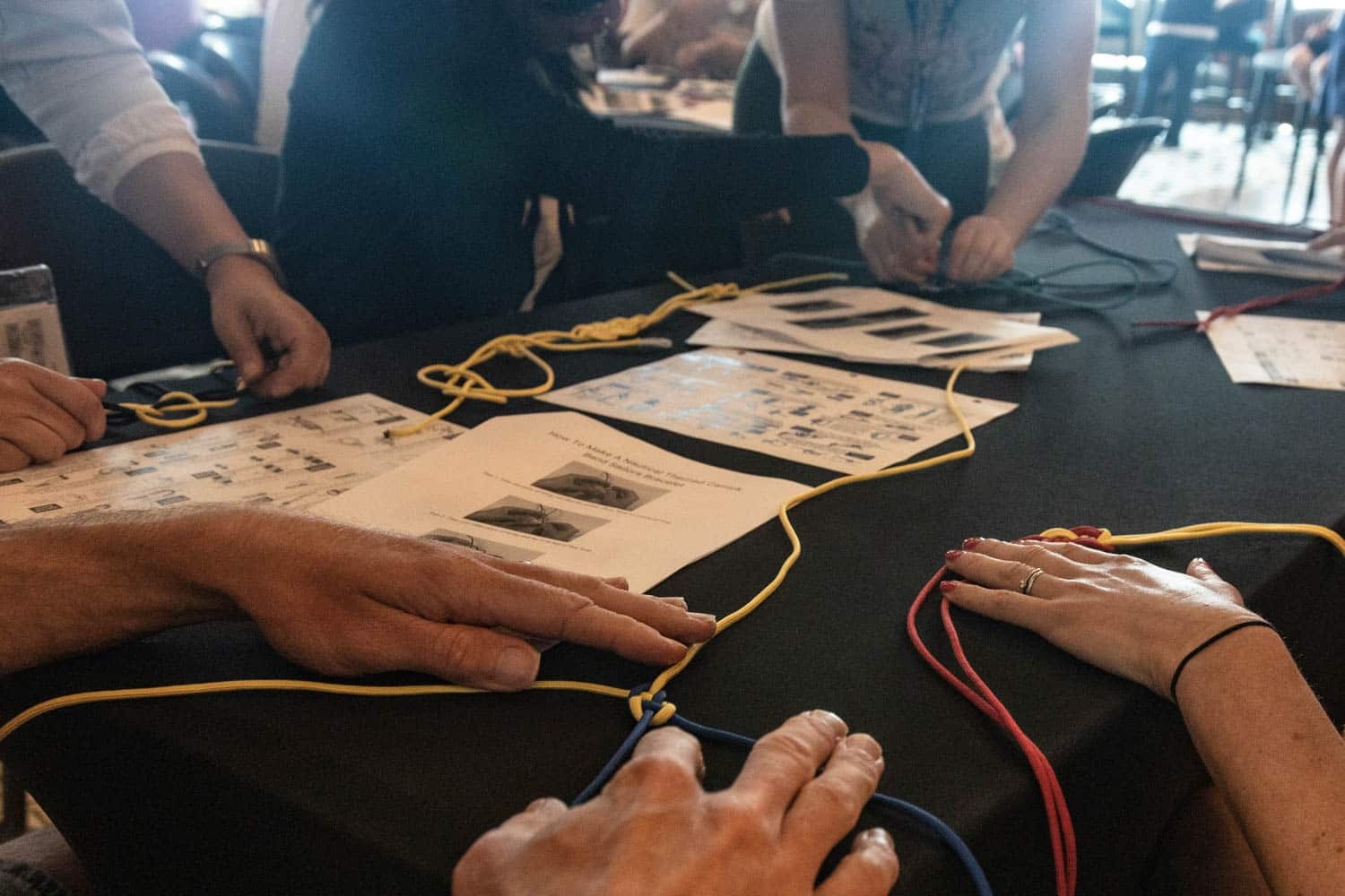 Knot tying class 1 The Boaty Weekender 19 Aug 09 Sam Leung
