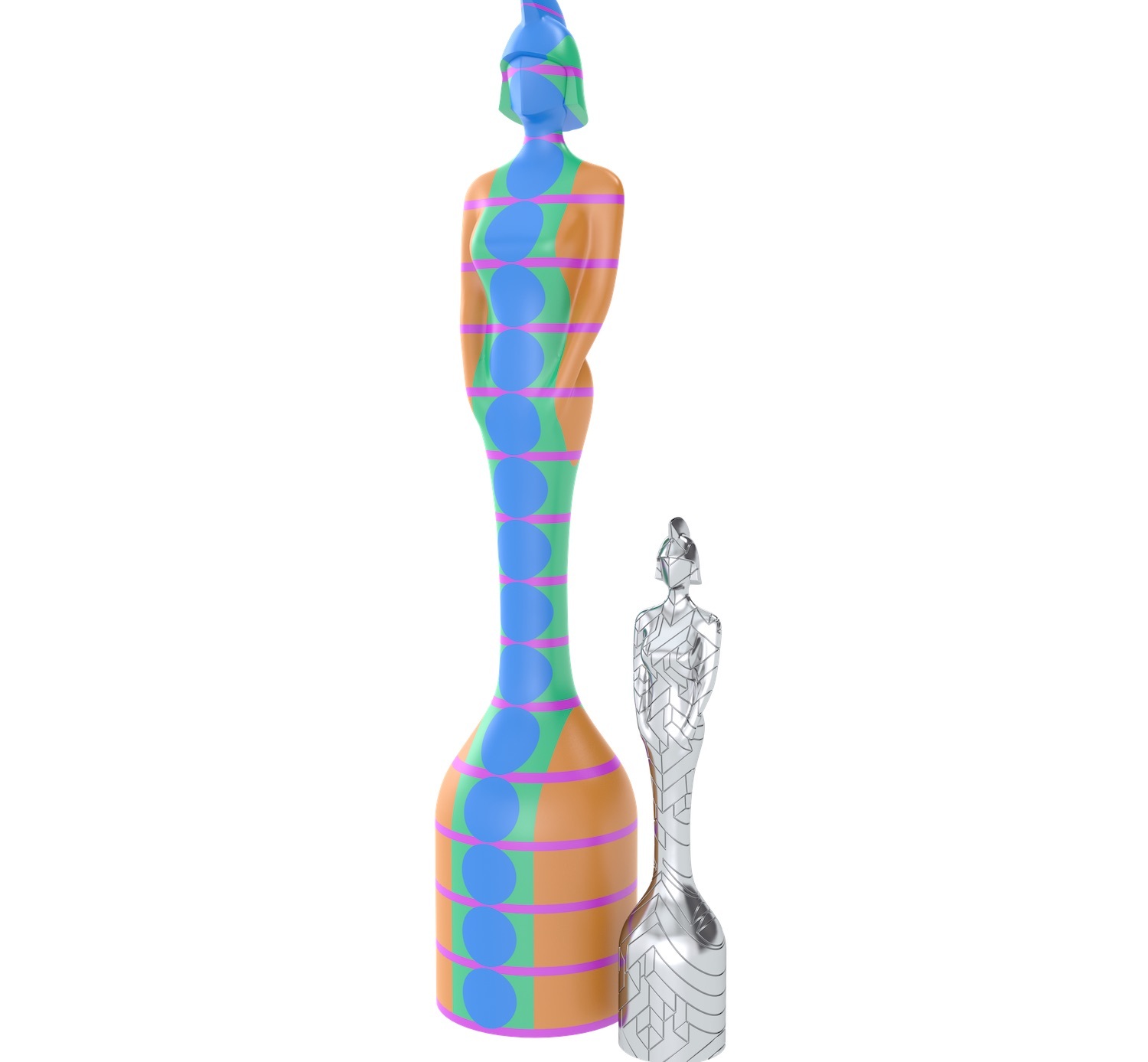 2021 BRIT Trophies Angled Facing