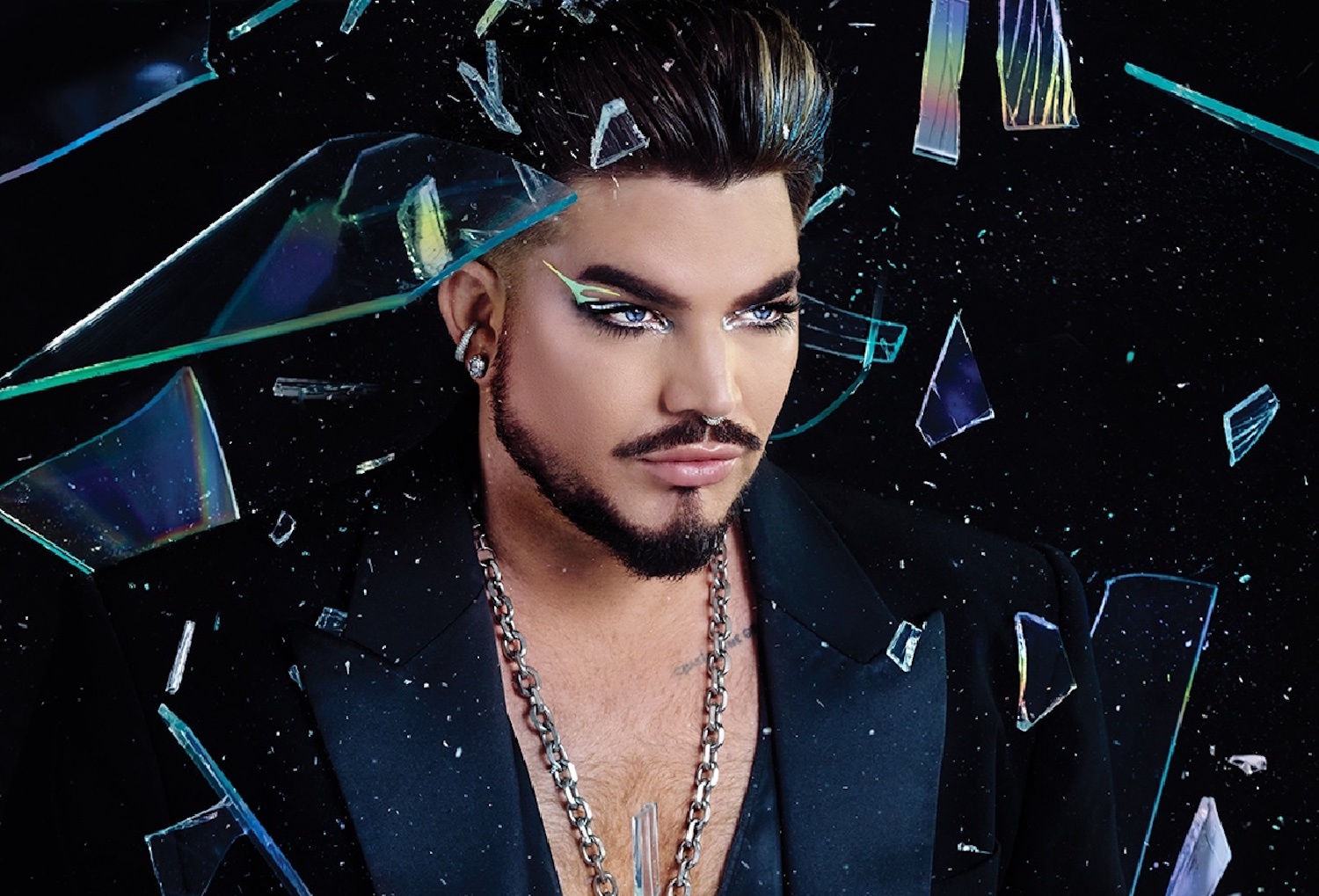 Adam Lambert glass shards 2022