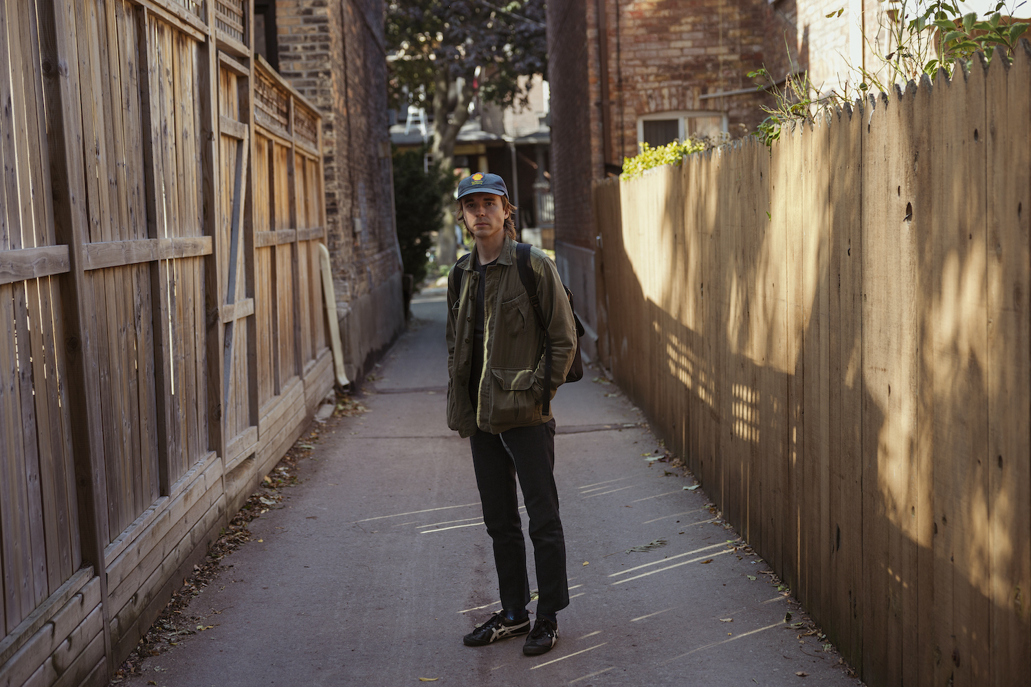 Andy Shauf alley wooden fences