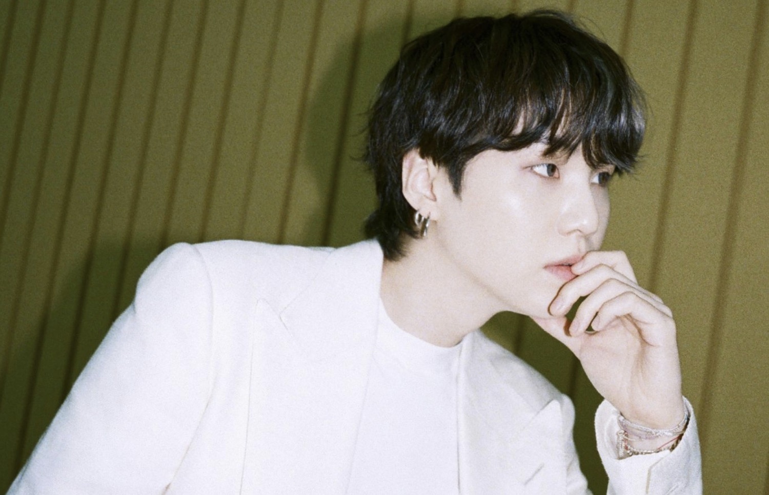 BTS Suga press shot HYBE