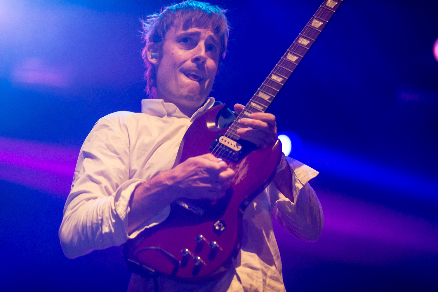 Battles perform at the Pitchfork Music Festival in Paris France 04