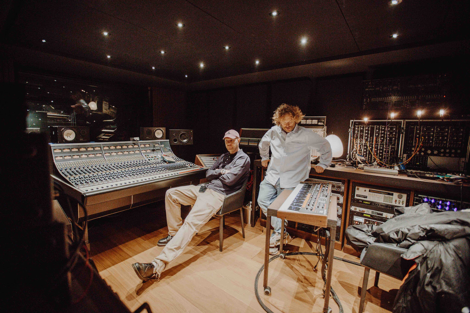 Benny Sings Kenny Beats in the studio Pierre Zylstra