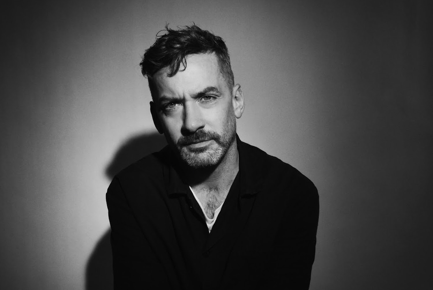 Bonobo monochrome portrait 2022