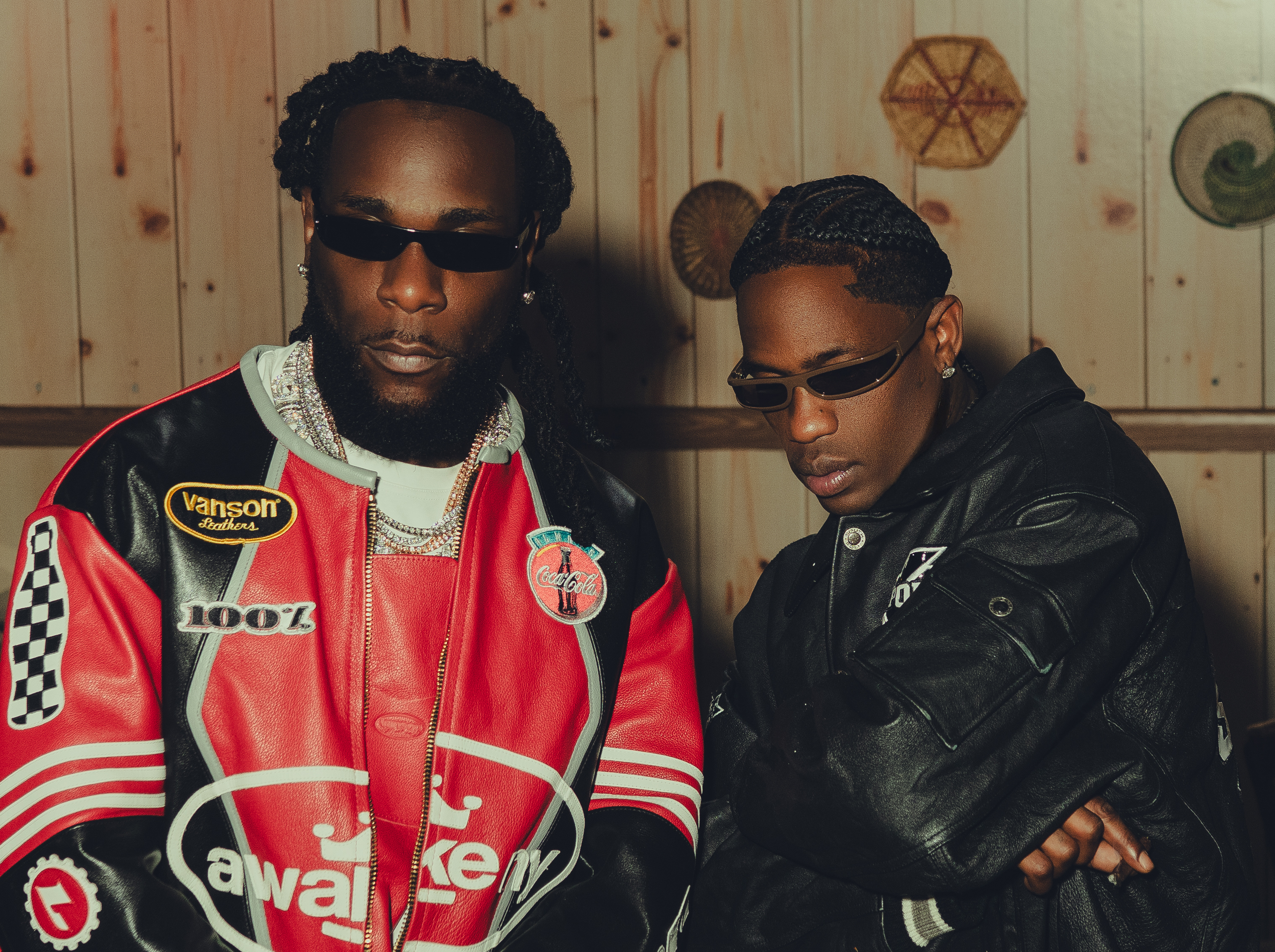 Burna Boy Travis Scott 2025 Press Photo