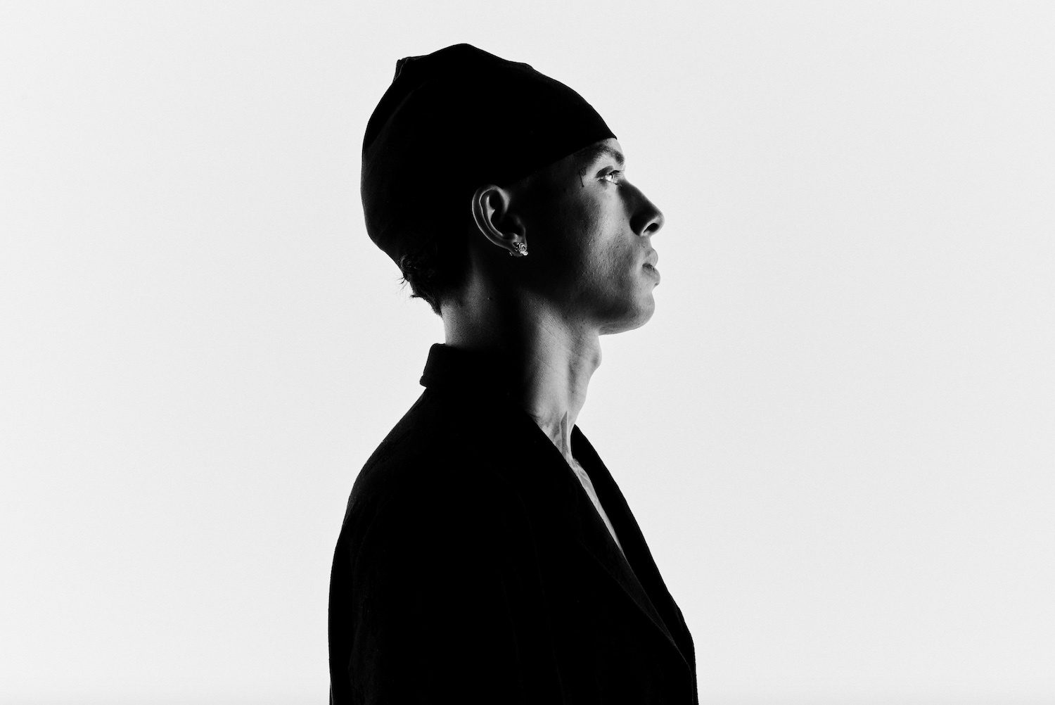 Central Cee monochrome side profile Jimmy Fontaine