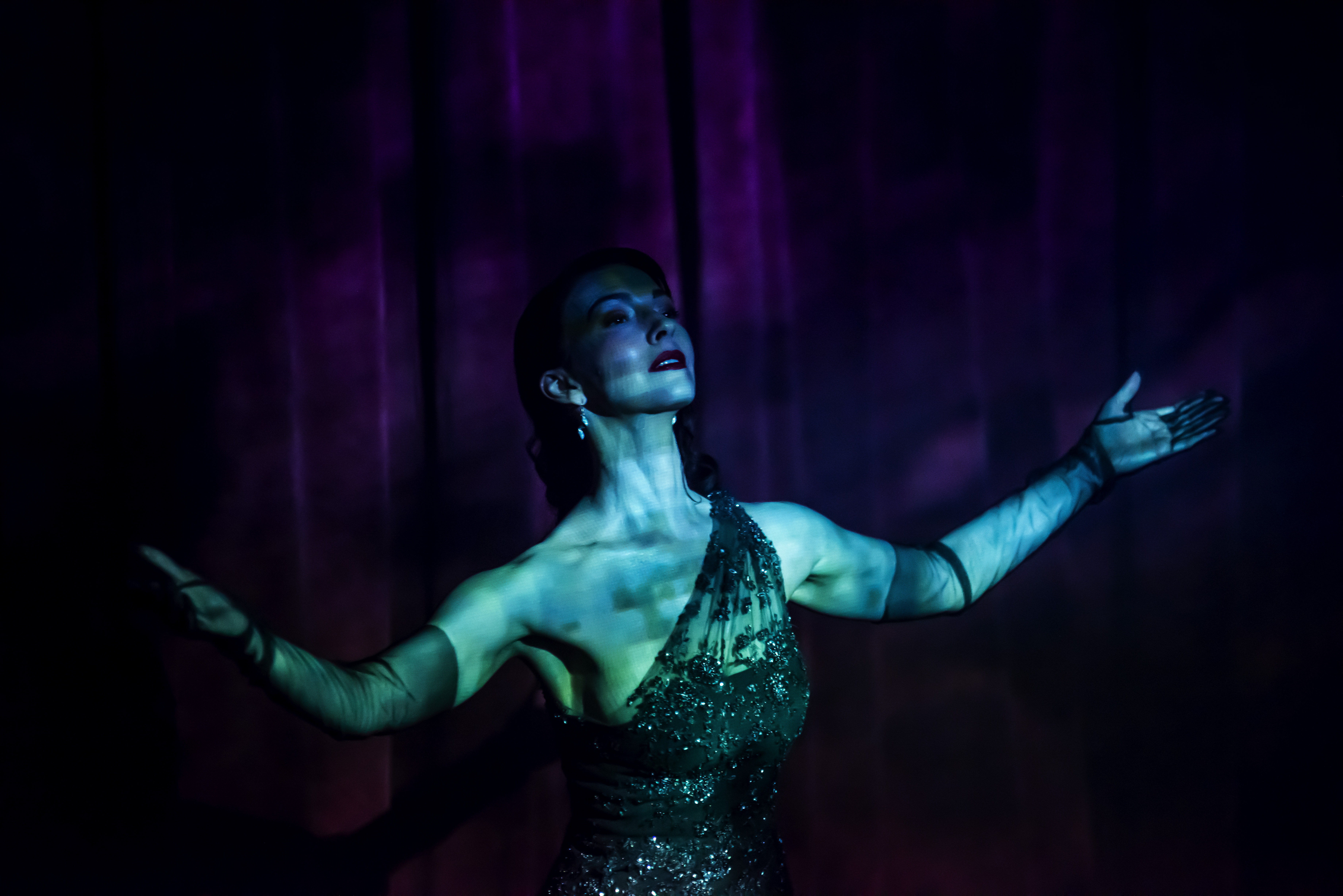 Chrsta Bell at David Lynch presents Anna Calvi Douglas Dare and Chrysta Bell at Manchester International Festival 2019 credit Chris Payne 51158