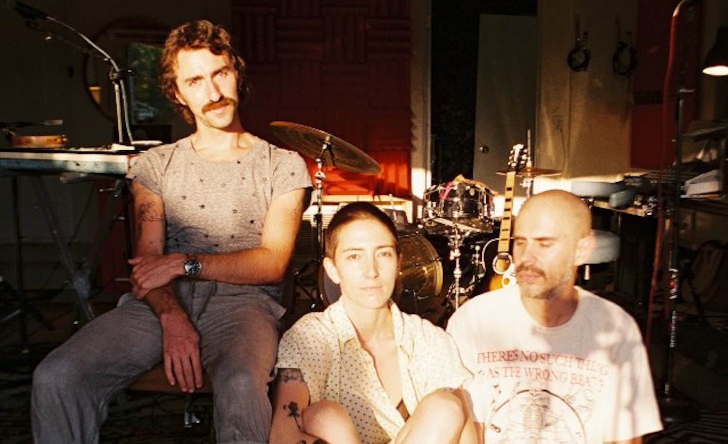 Coco band shot in sunlight for "Omen"