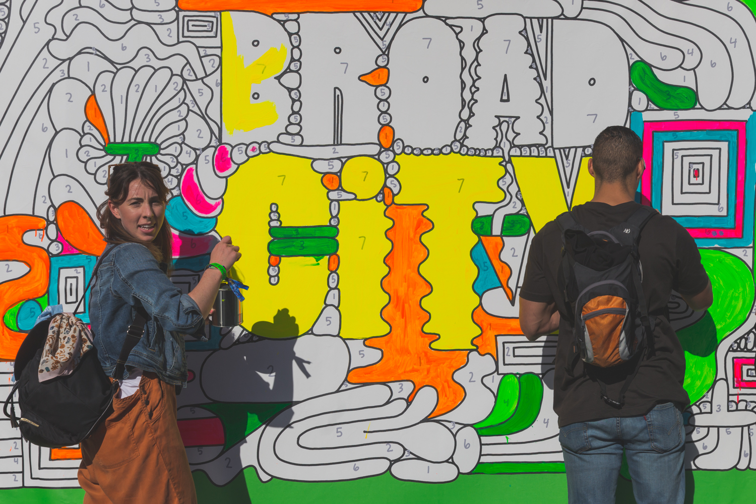 Colossal Clusterfest 2017 48 Broad City paint by number