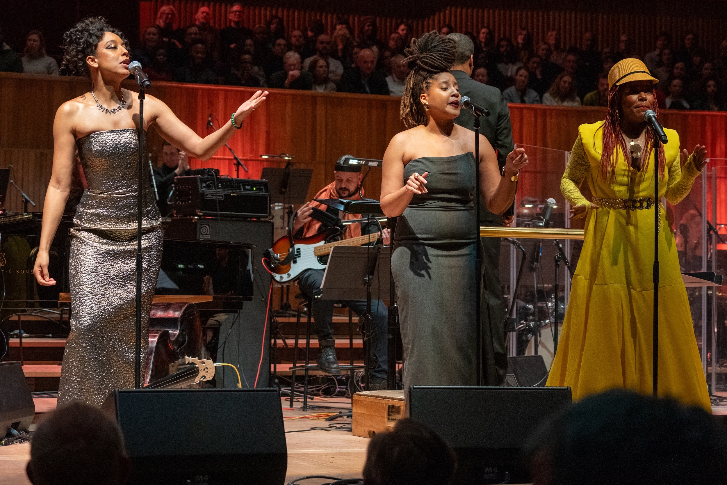 Corinne Bailey Rae Ni Maxine and China Moses L R Mississippi Goddam A Celebration of Nina Simone at the Royal Festival Hall Southbank Centre x Montreux Jazz Festival Residency Photo Credit Pete Woodhead