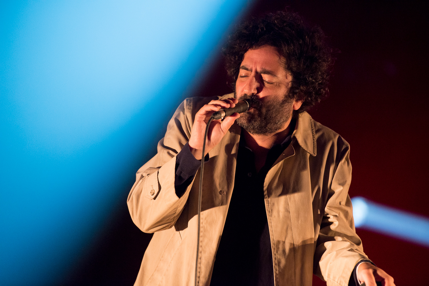 Dan Bejar of Destroyer performs at the Pitchfork Music Festival in Paris France 02