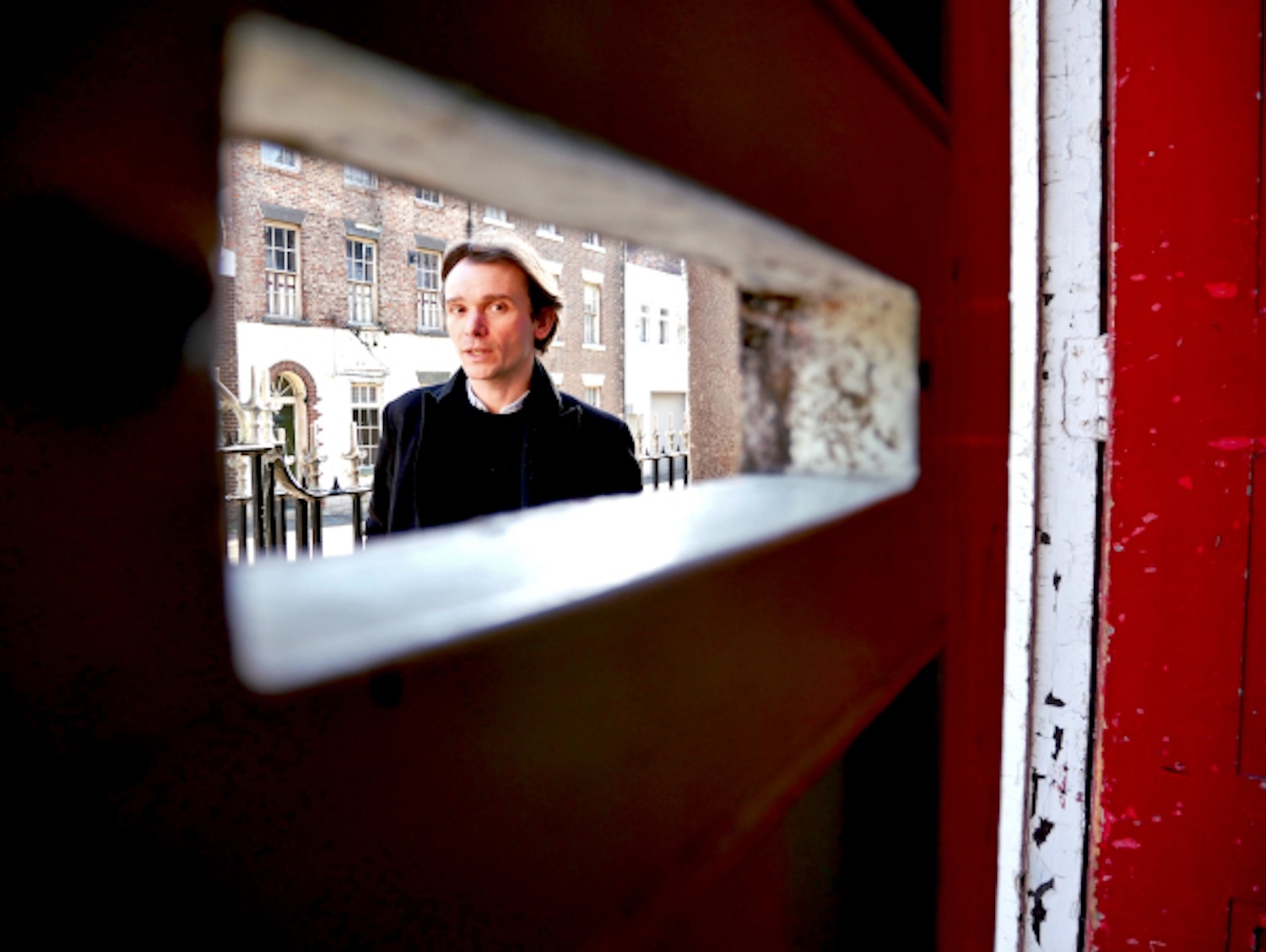 David Brewis through letterbox