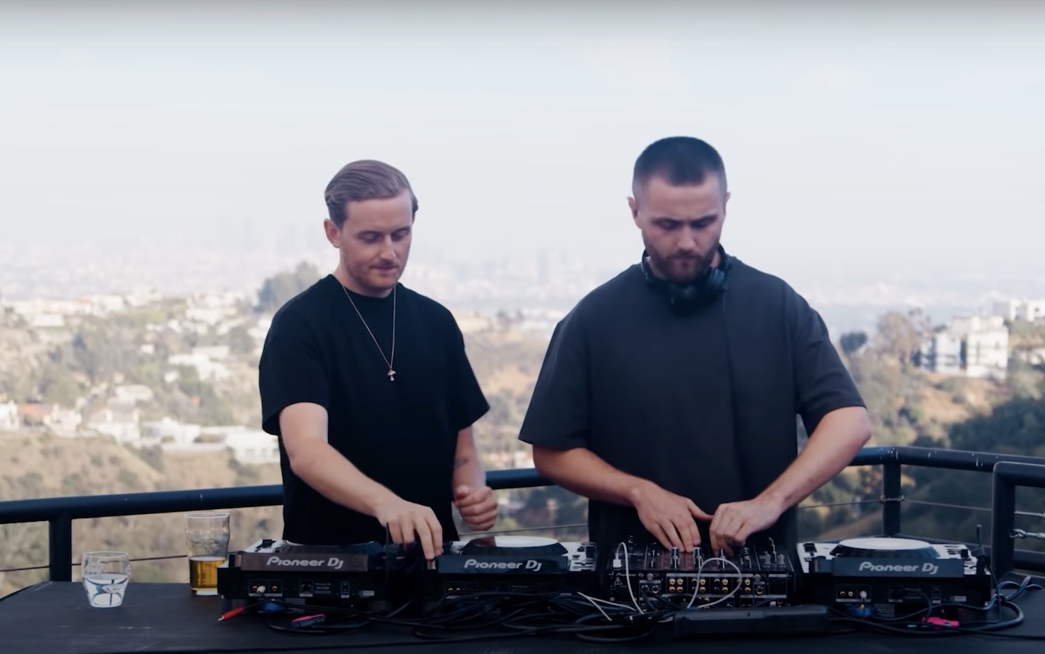 Disclosure LA balcony set KISS Fest 2022