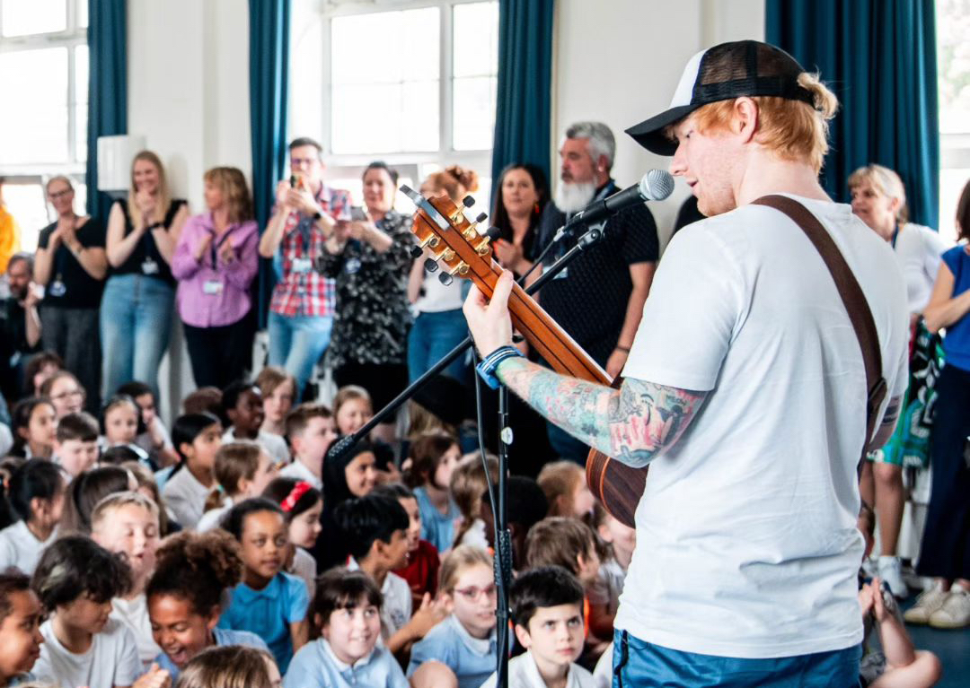 ED SHEERAN SCHOOL VISIT BY Chloe Hashemi