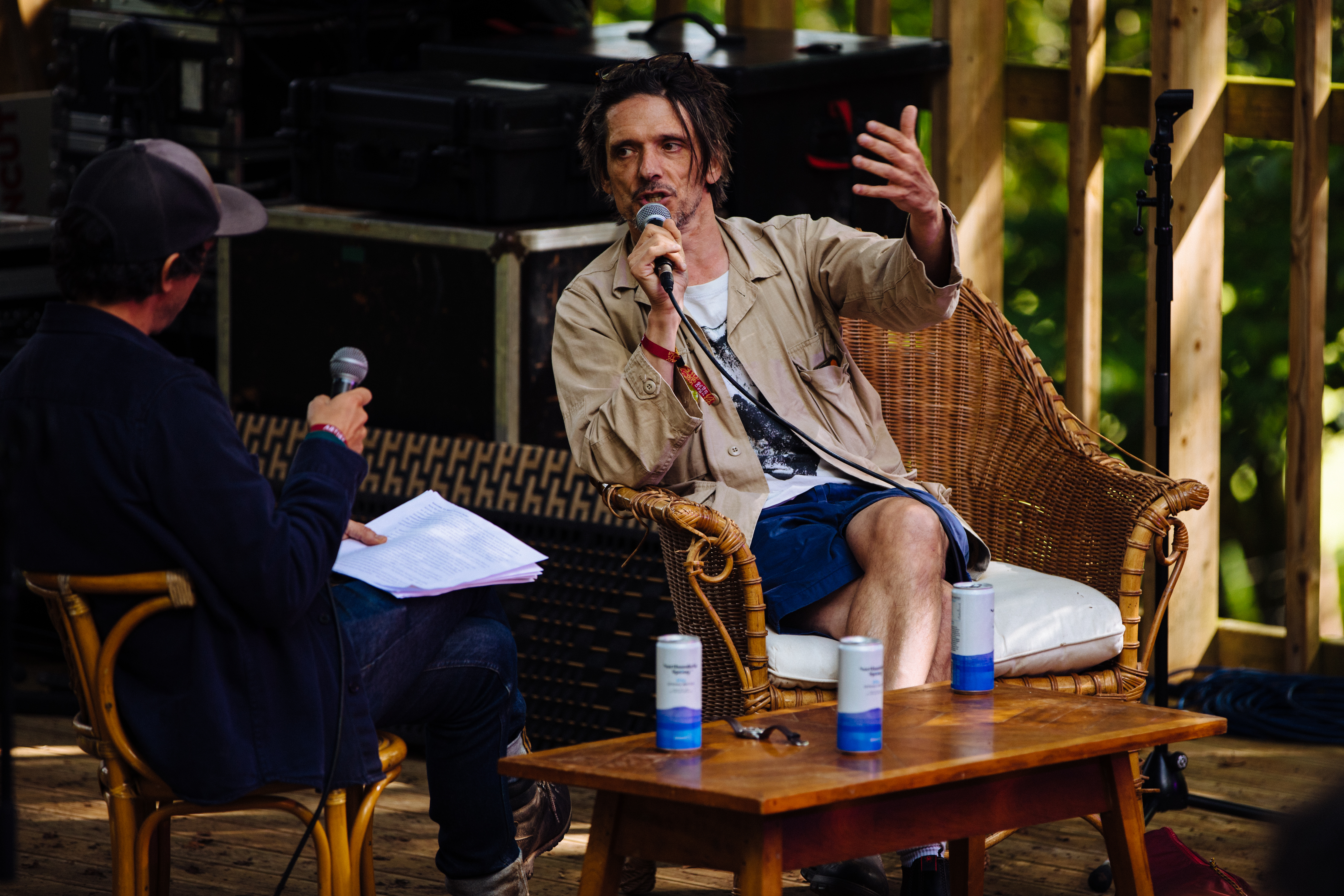 EOTR2023 Saturday Talking Heads Jeremy Deller Chris Juarez 1