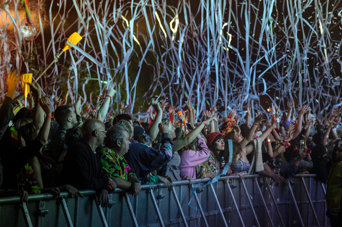 Foals cover the crowd in their love 060914 Bestival 2014 by Howard Melnyczuk