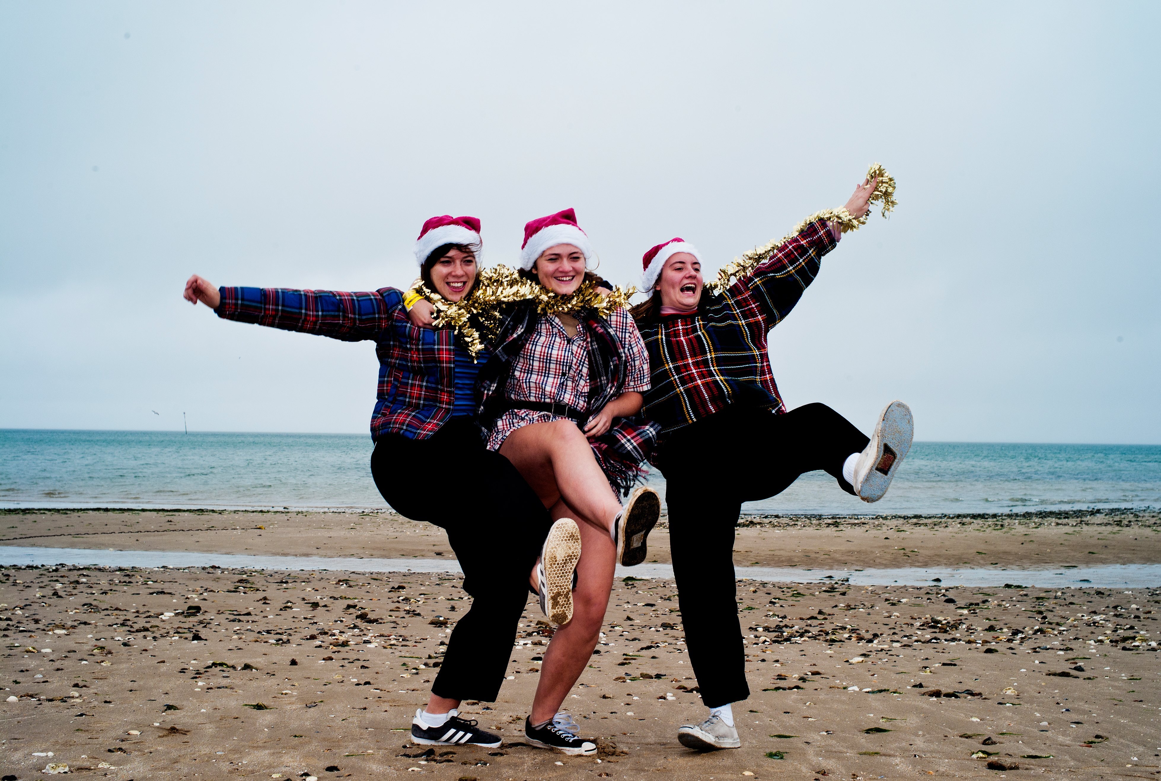 Girl Ray Christmas press shot