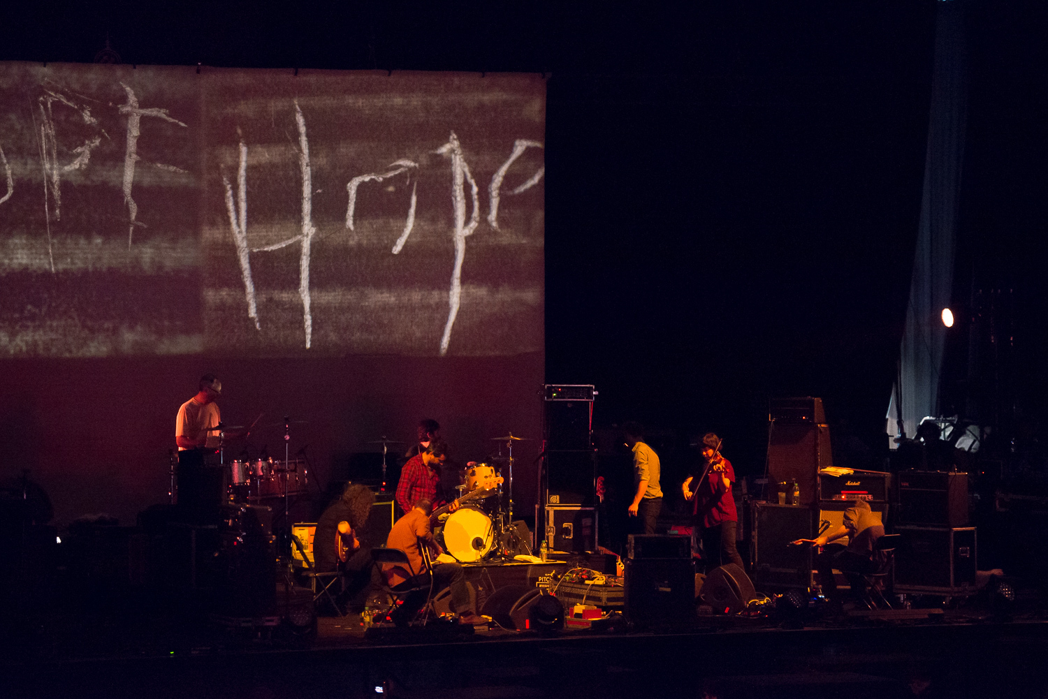 Godspeed You Black Emperor perform during the Pitchfork Music Festival in Paris France 06