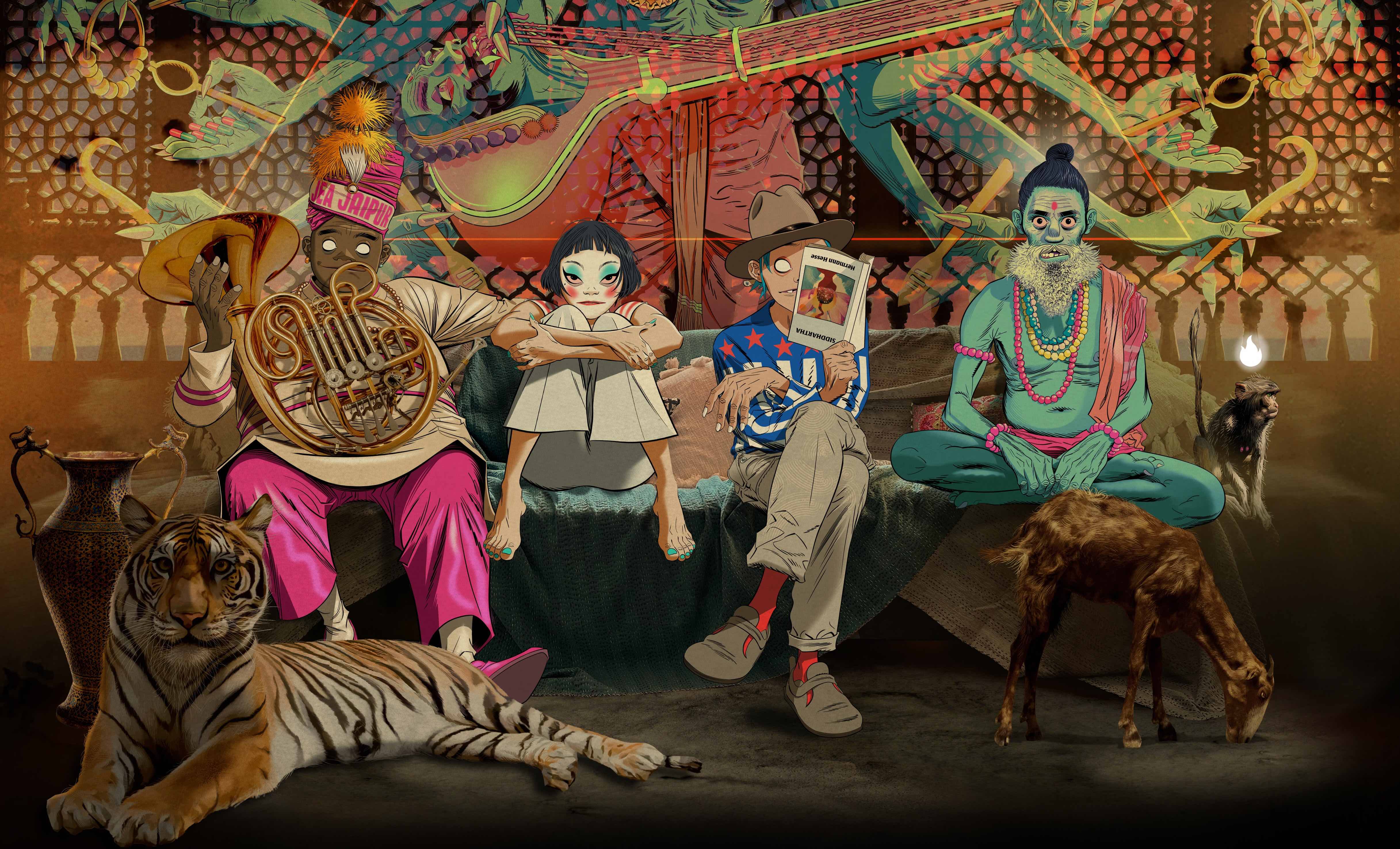 Gorillaz The Mountain Press Image 2025