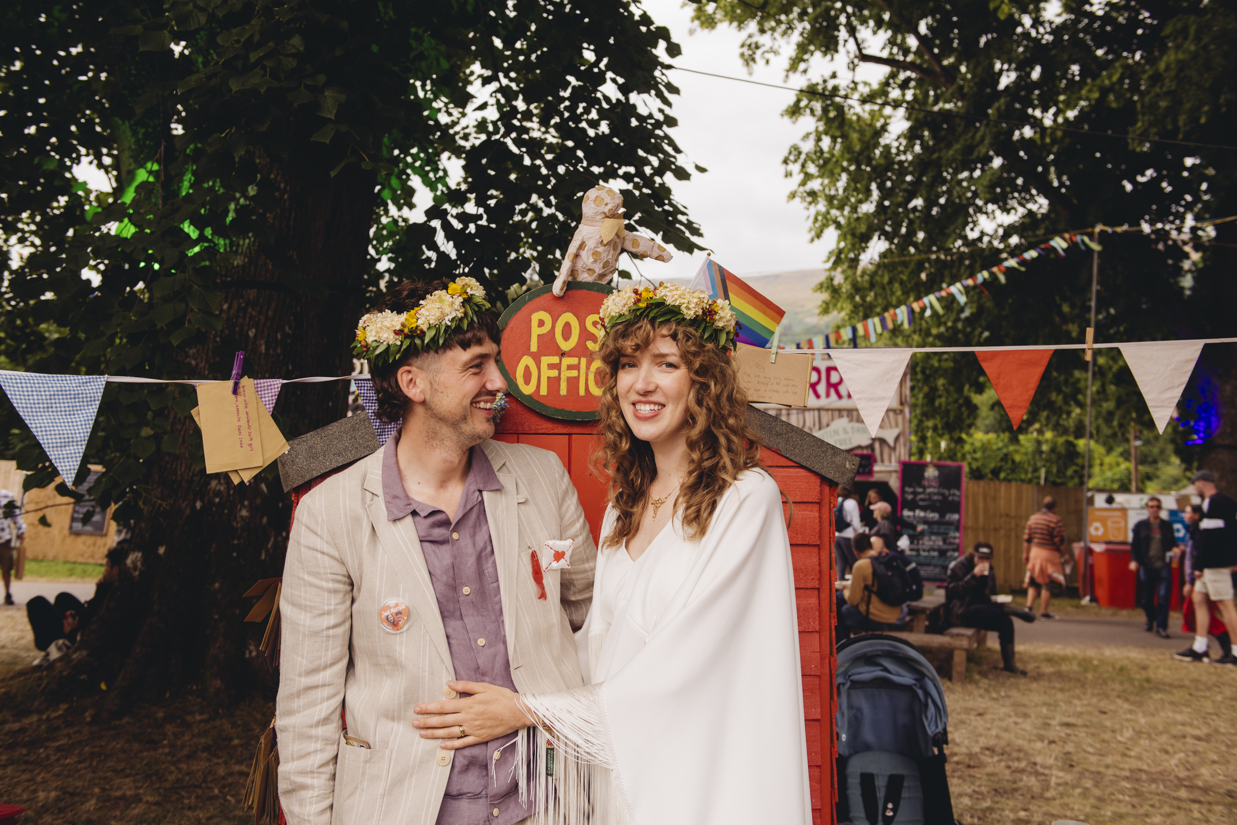 Green Man 2024 Secret Post Office wedding 04 credit Patrick Gunning