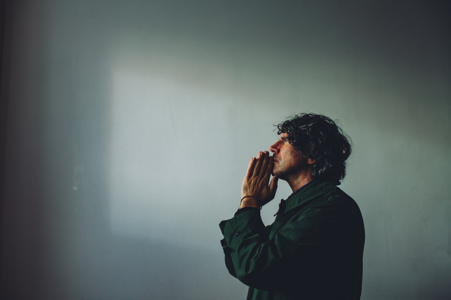 Gruff Rhys prayer hands Ryan Owen Eddleston