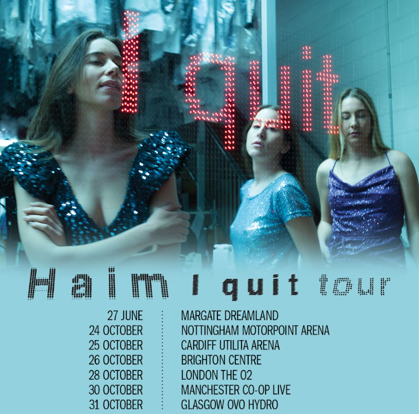 Haim tour poster