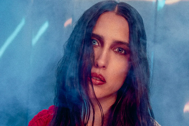 Helena Hauff 2023 blue background