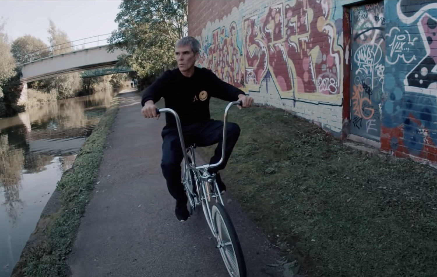 Ian Brown in video for "First World Problems"