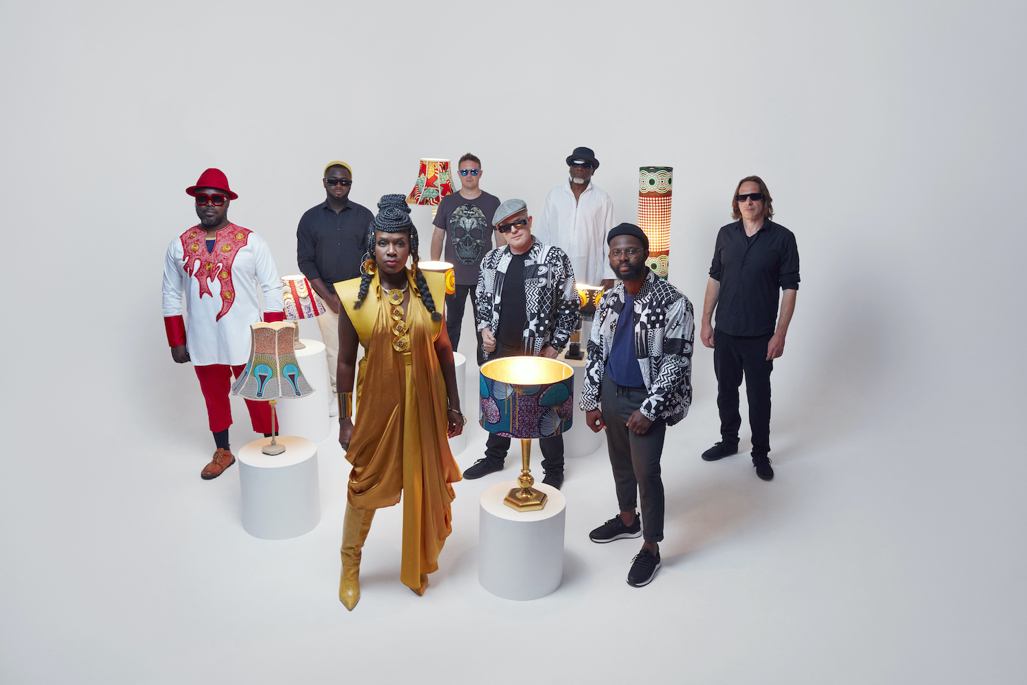 Ibibio Sound Machine 2021 group Simon Webb
