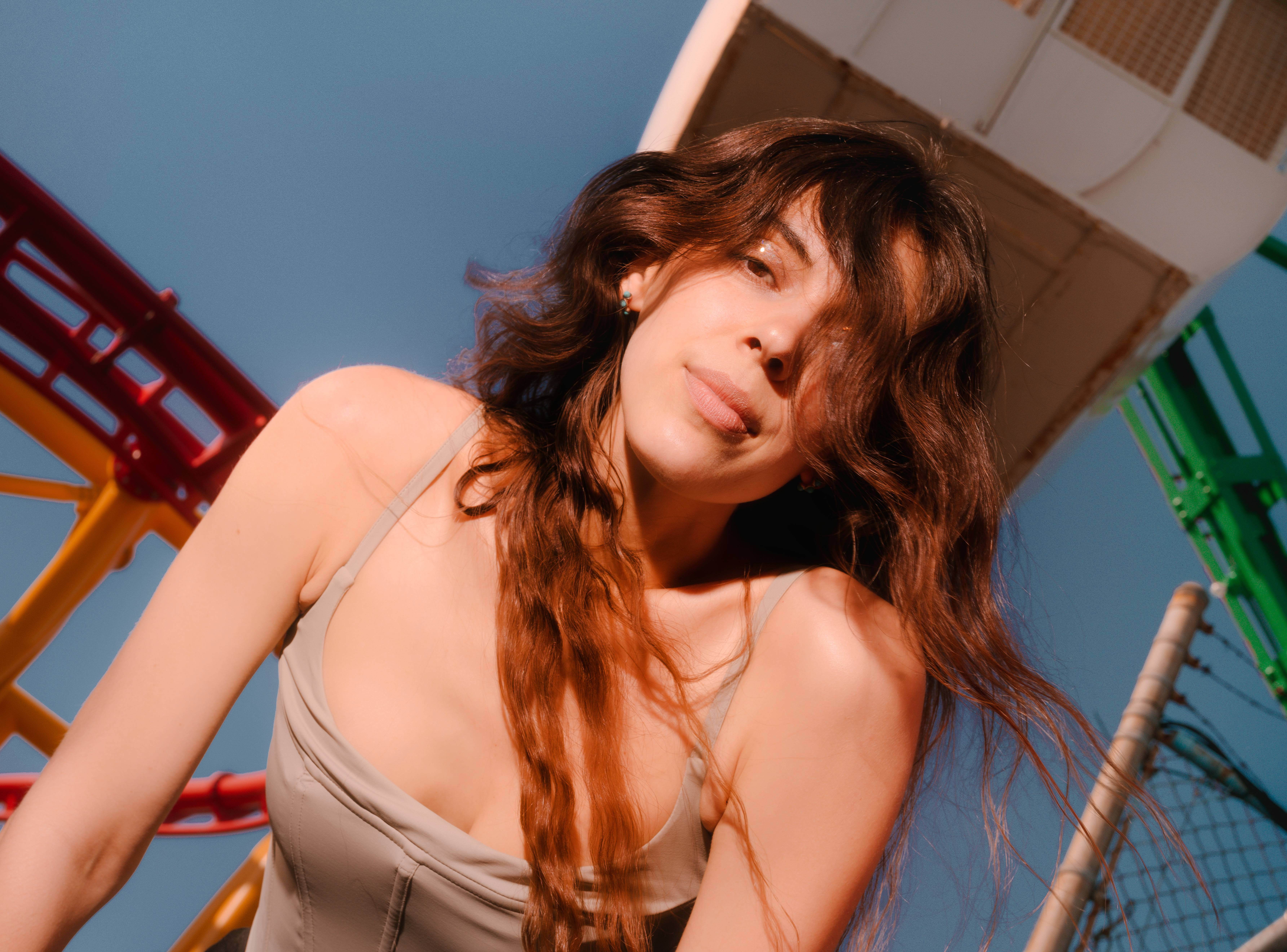 Julie Byrne beige top by Tonje Thilesen