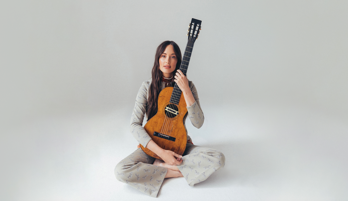 Kacey Musgraves cropped horizontal guitar
