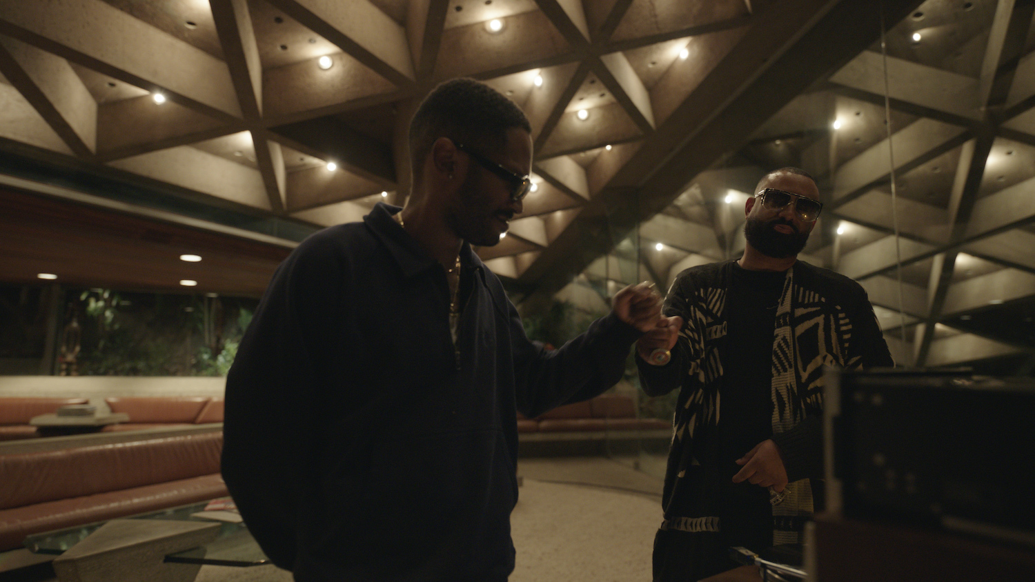 Kaytranada and Madlib Fist Bump