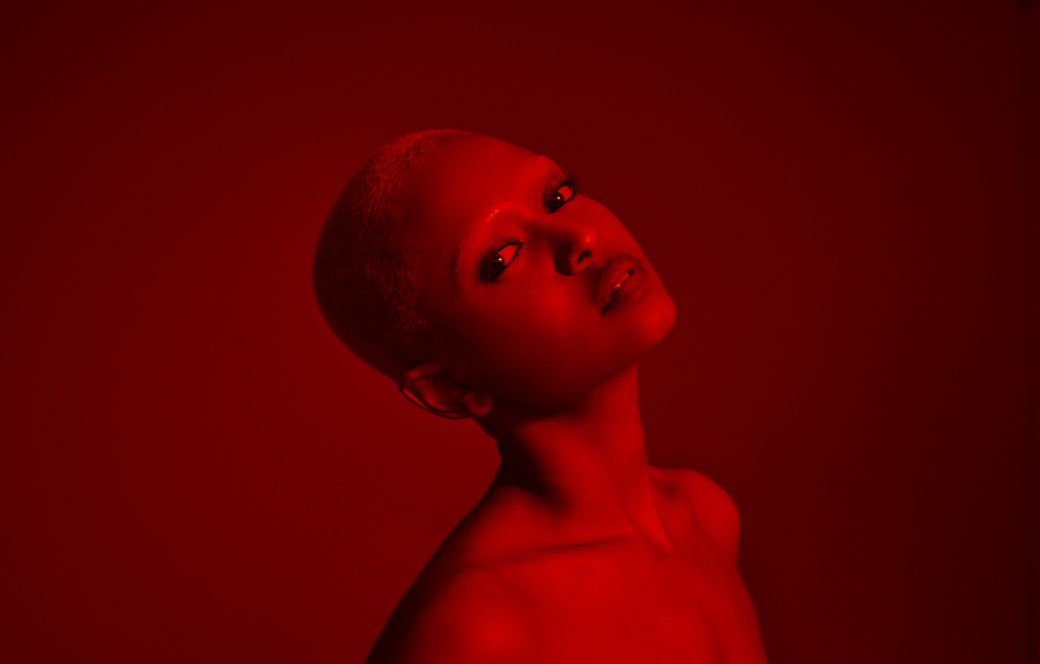 Kelela red portrait